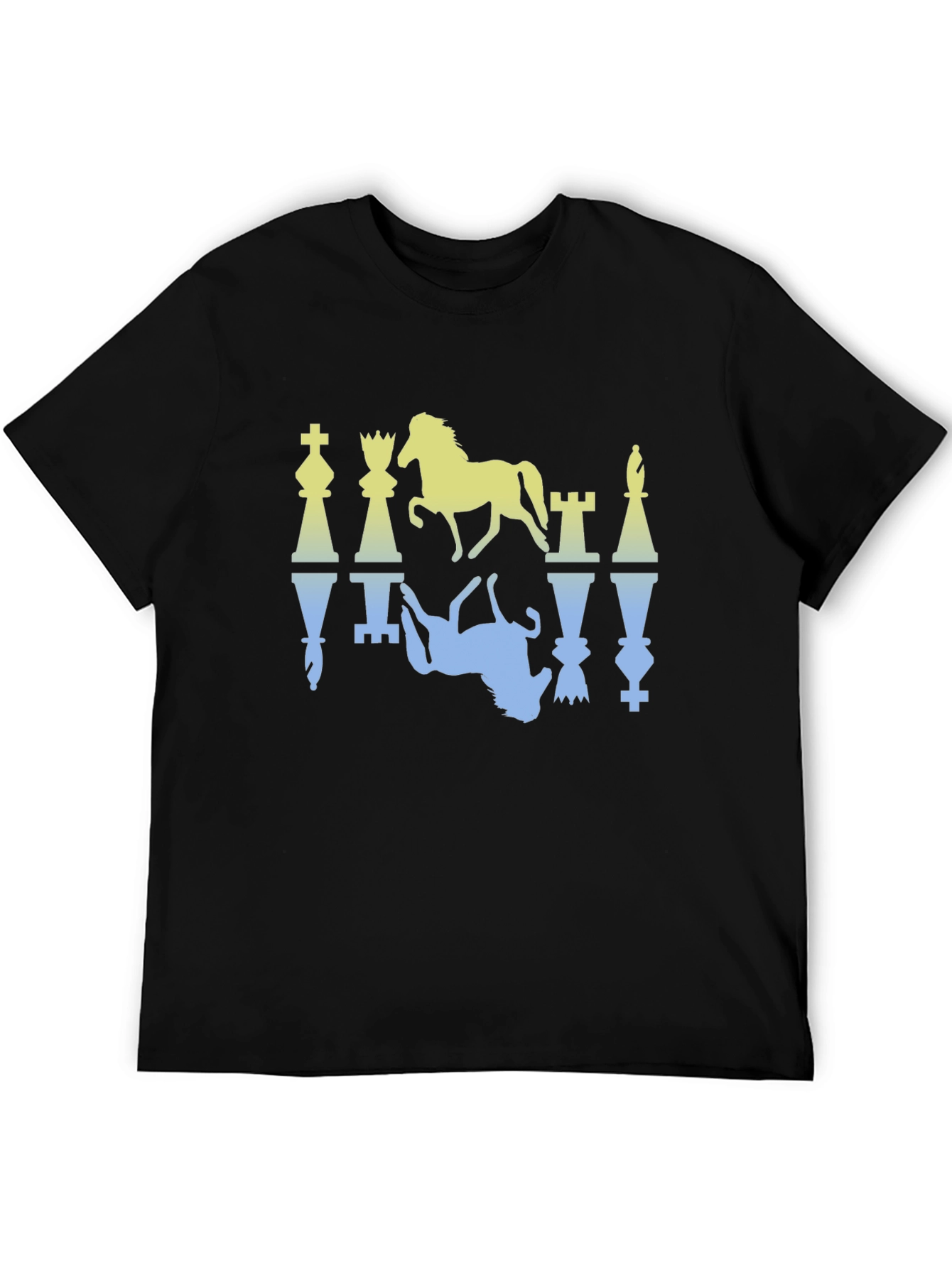 Chess Piece Graphic Tee - Stylish Mens T-Shirt