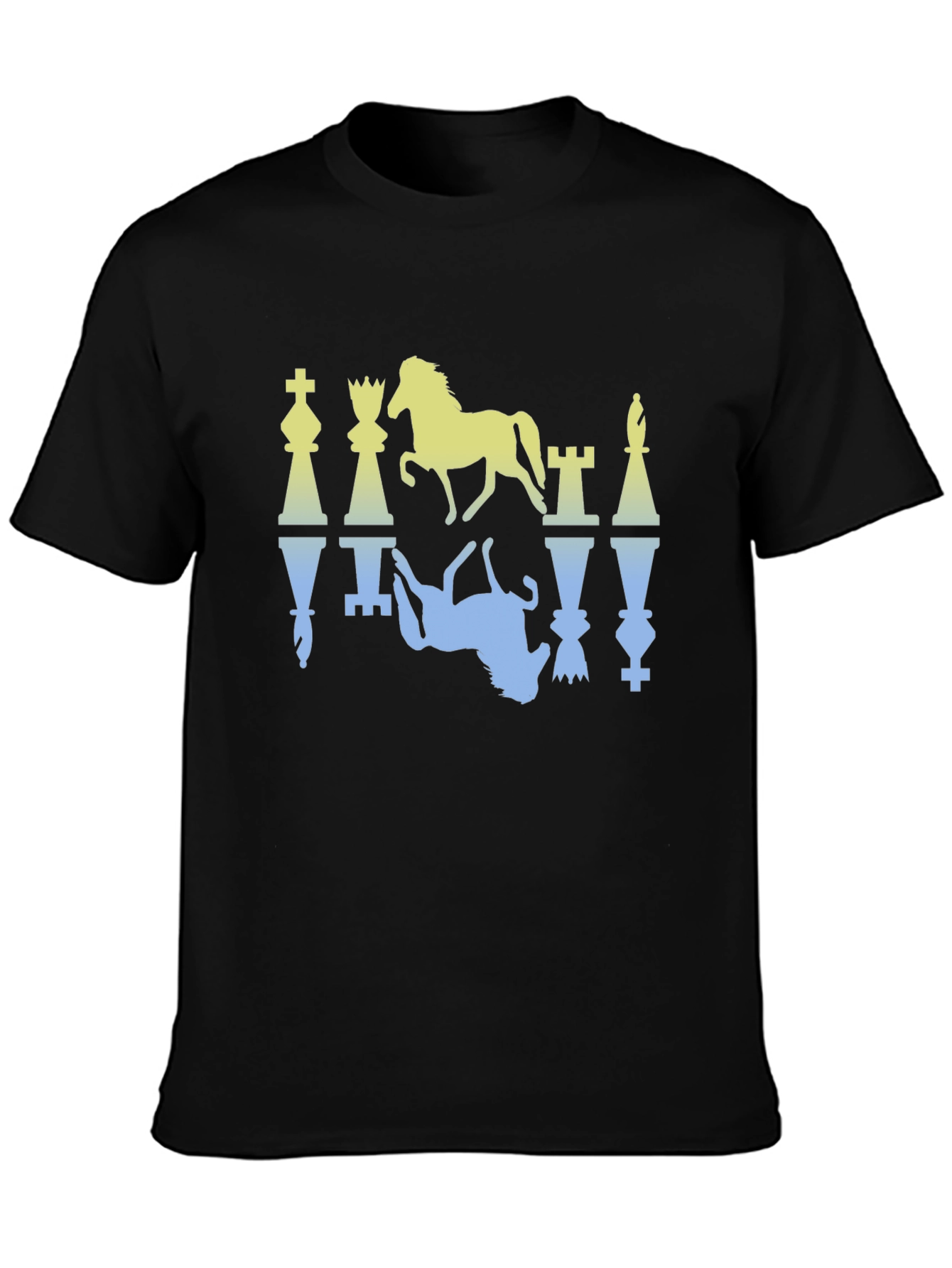 Chess Piece Graphic Tee - Stylish Mens T-Shirt