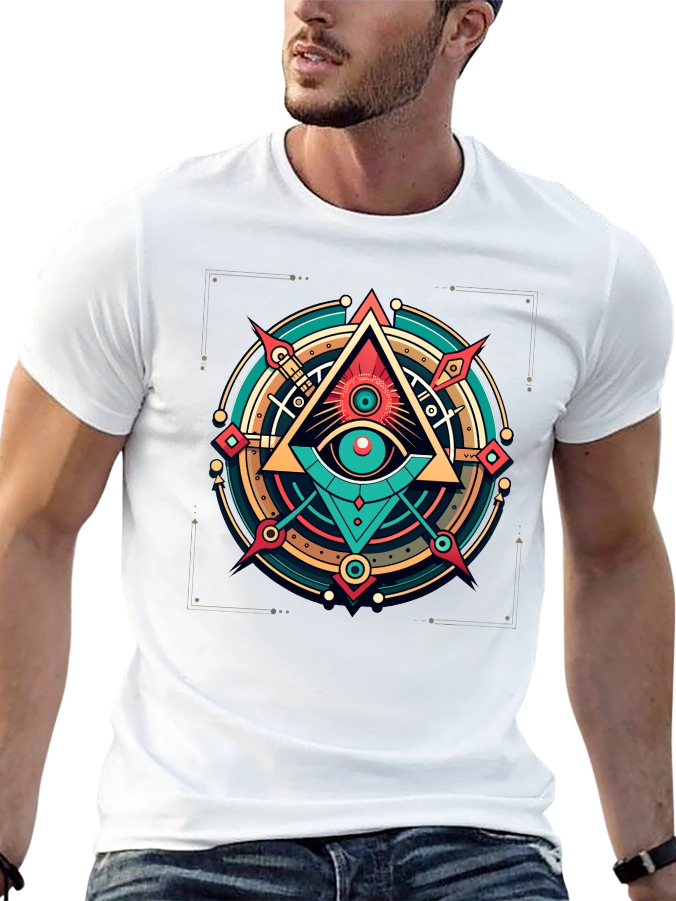 All Seeing Eye Graphic Tee - Modern Mystic Style