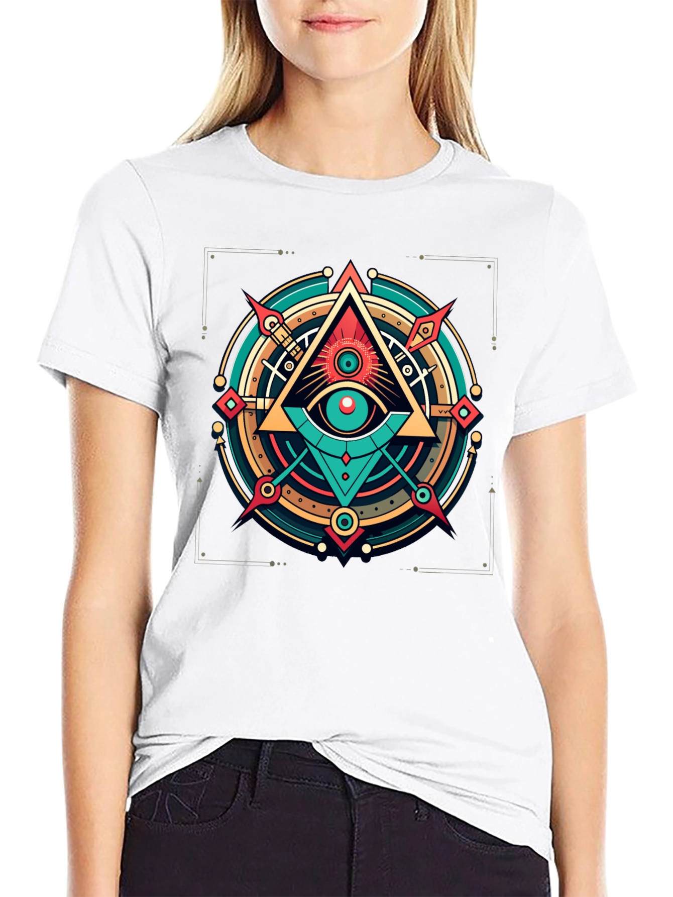 All Seeing Eye Graphic Tee - Modern Mystic Style