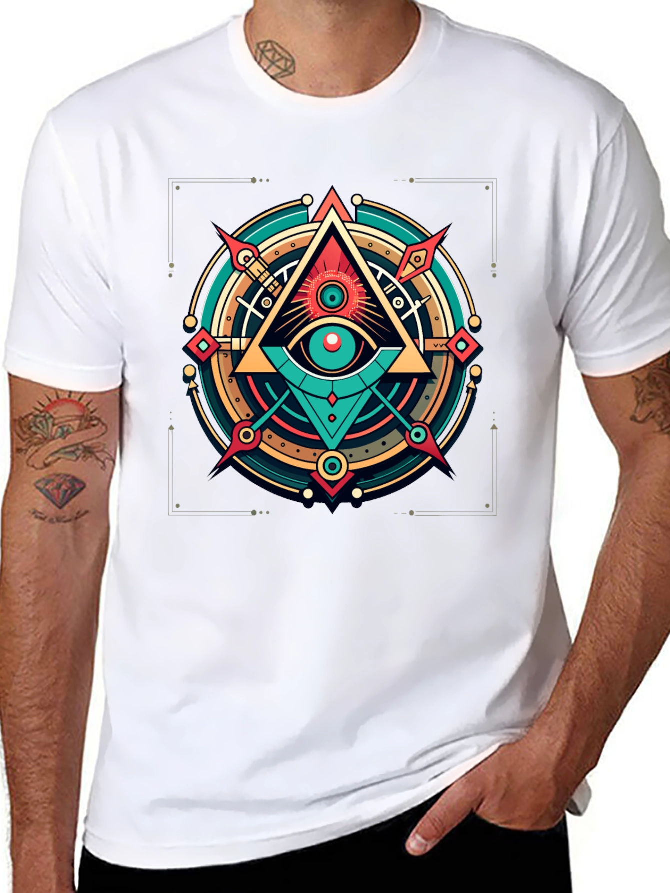 All Seeing Eye Graphic Tee - Modern Mystic Style