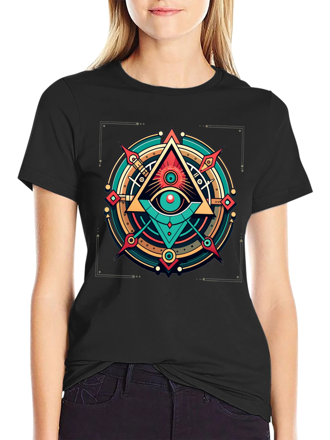 All Seeing Eye Graphic Tee - Modern Mystic Style
