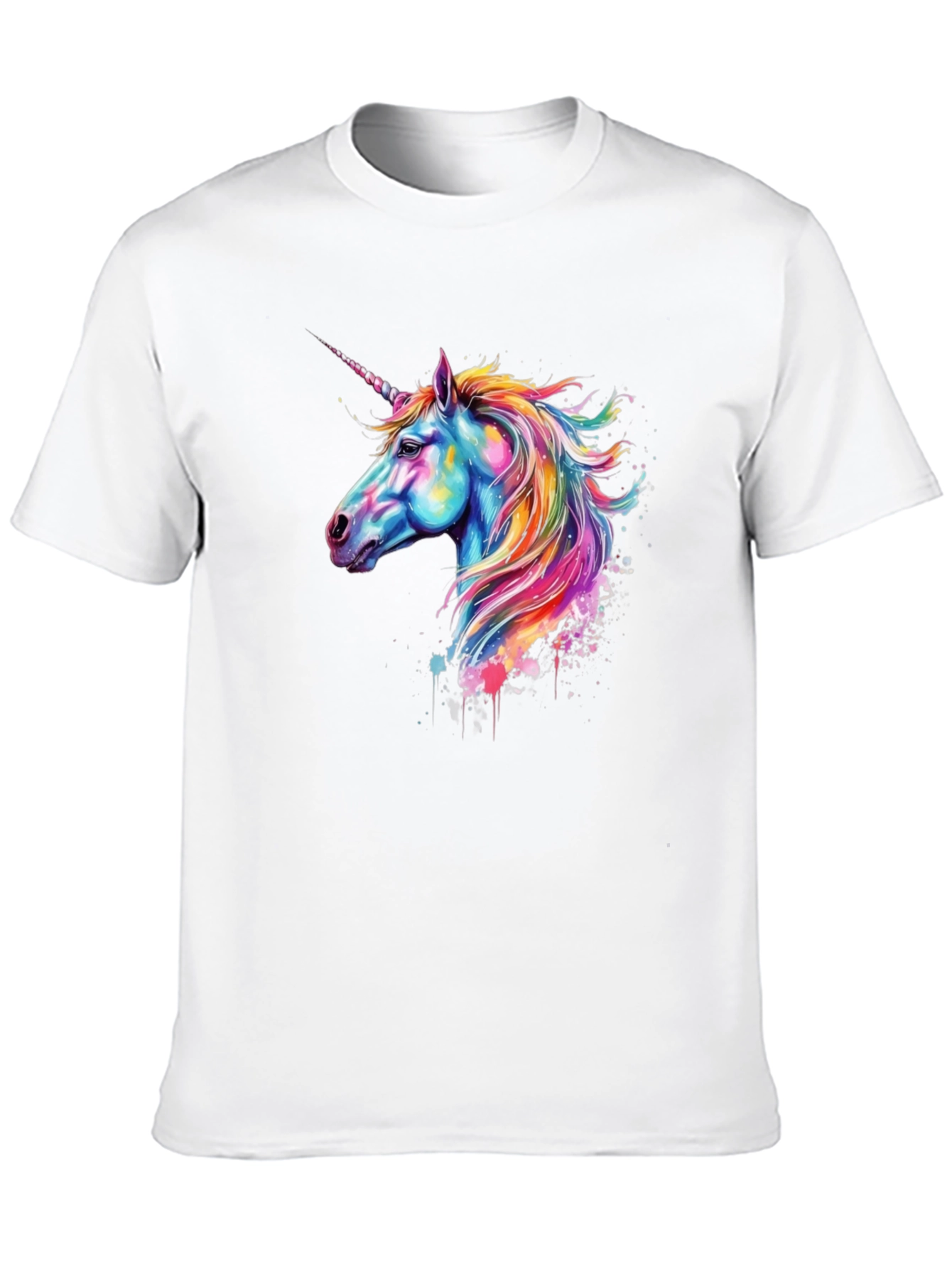 Unicorn Graphic Black T-Shirt