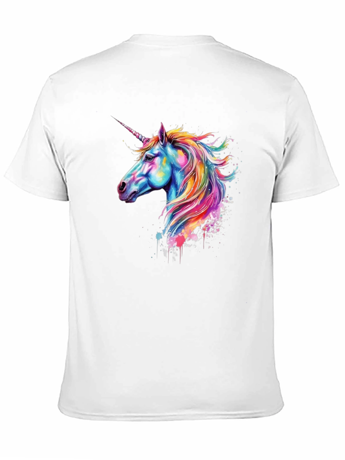 Unicorn Graphic Black T-Shirt