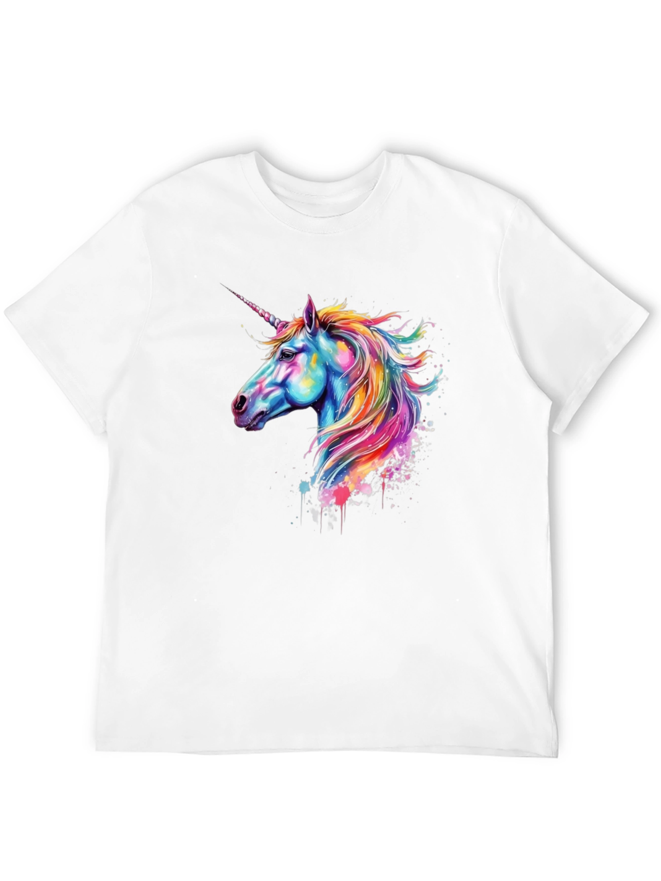 Unicorn Graphic Black T-Shirt