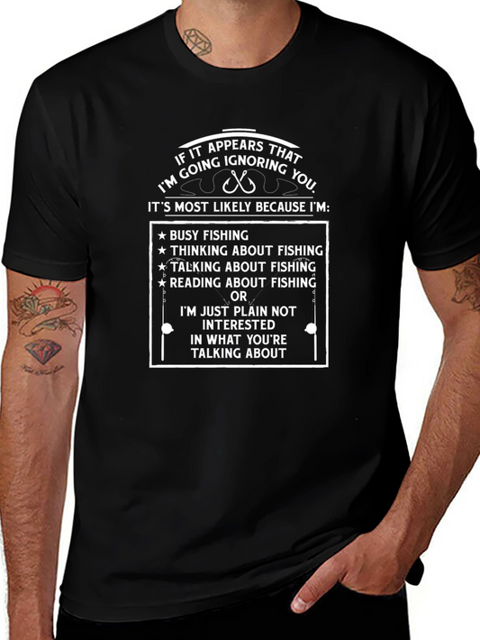 Fishing Lovers Novelty T-Shirt