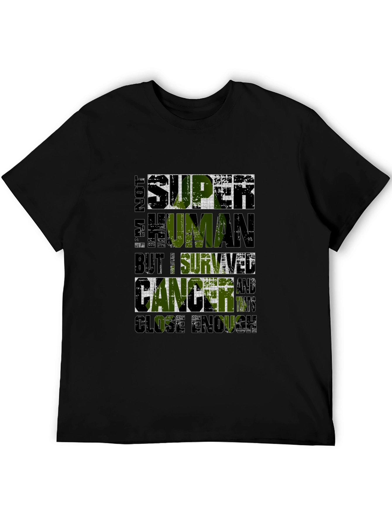 Im Not Super Human Cancer Survivor T-Shirt