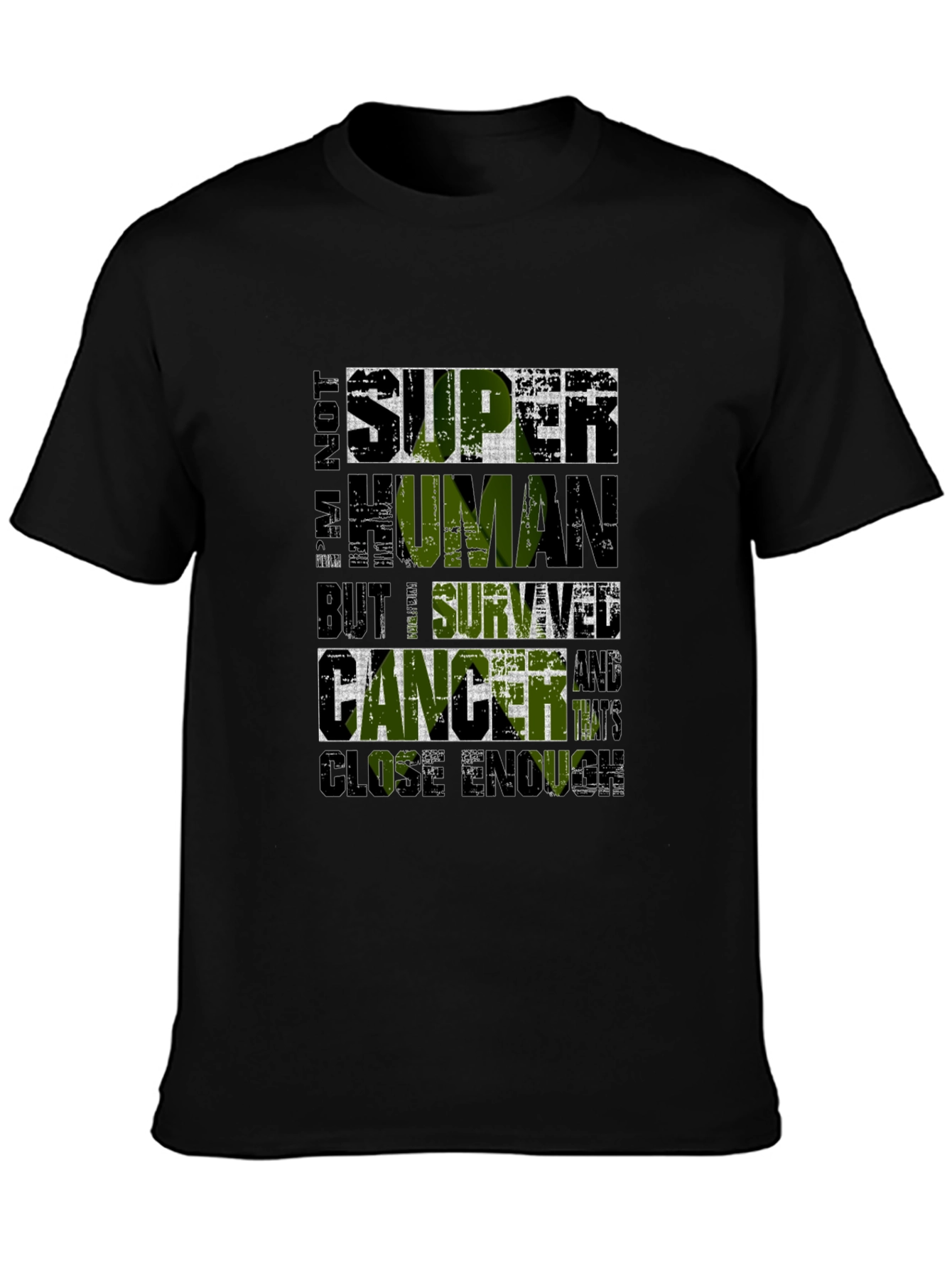 Im Not Super Human Cancer Survivor T-Shirt