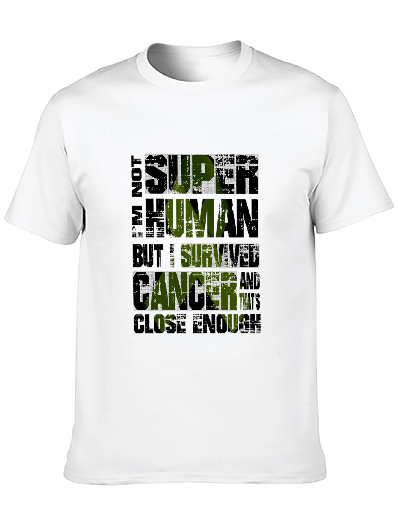 Im Not Super Human Cancer Survivor T-Shirt