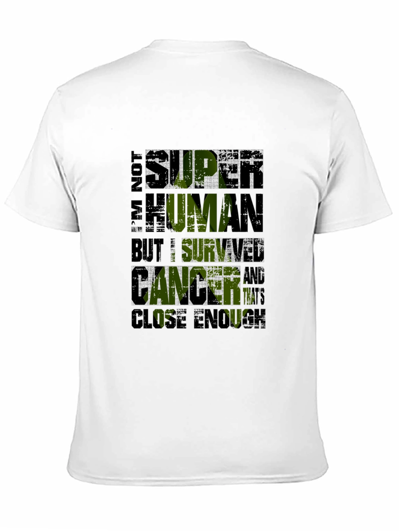 Im Not Super Human Cancer Survivor T-Shirt