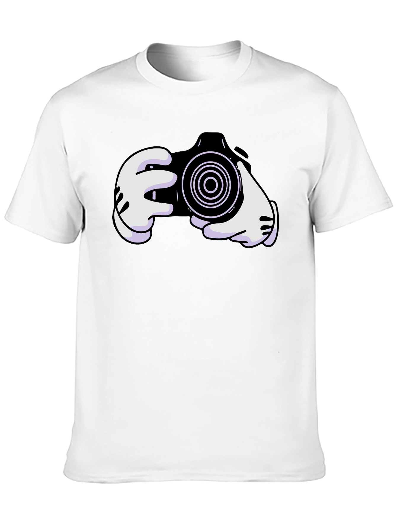 Cartoon Camera Graphic Tee - Unisex