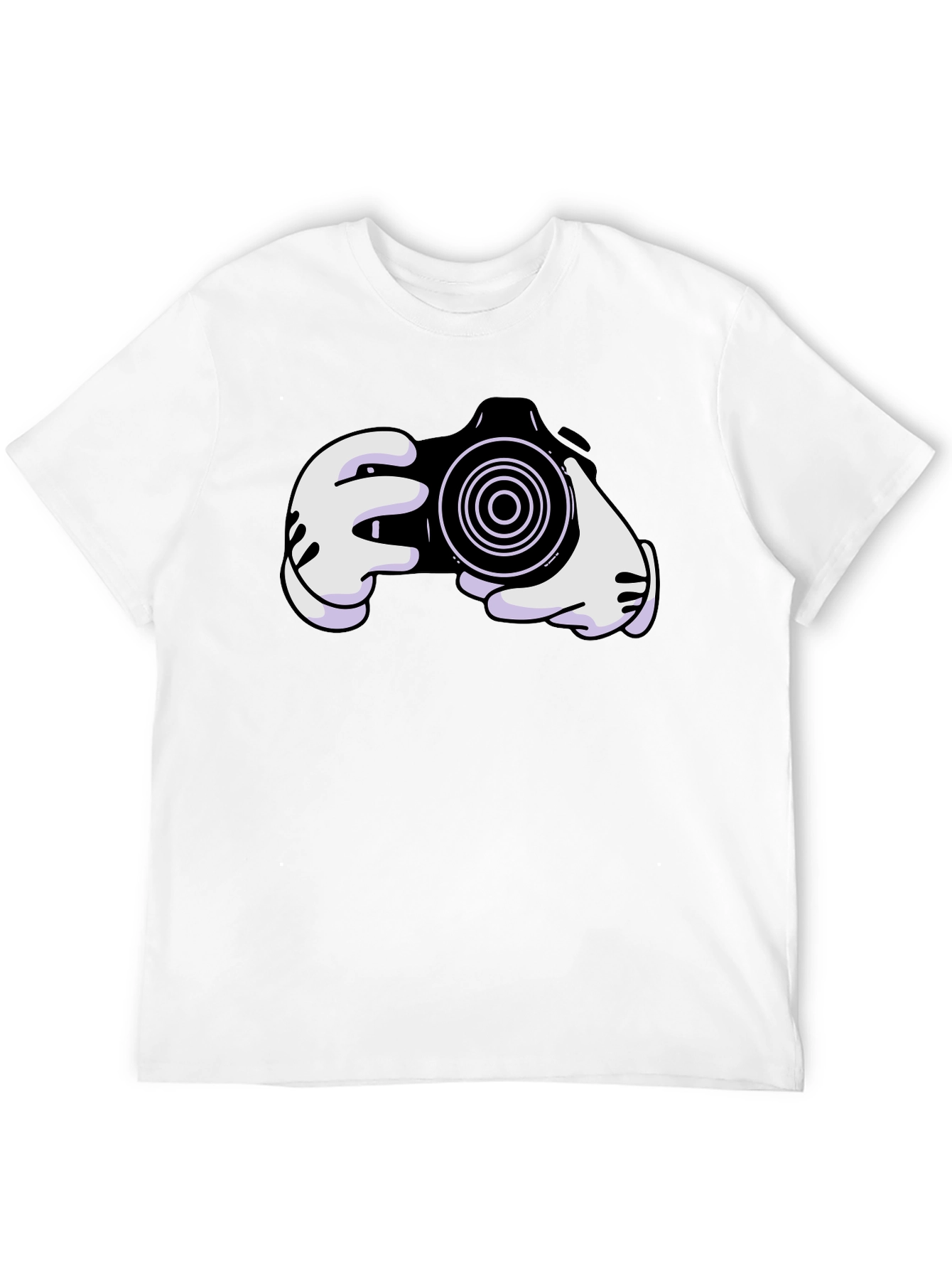 Cartoon Camera Graphic Tee - Unisex