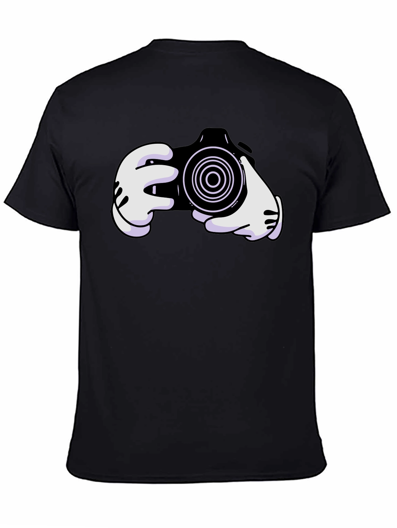 Cartoon Camera Graphic Tee - Unisex