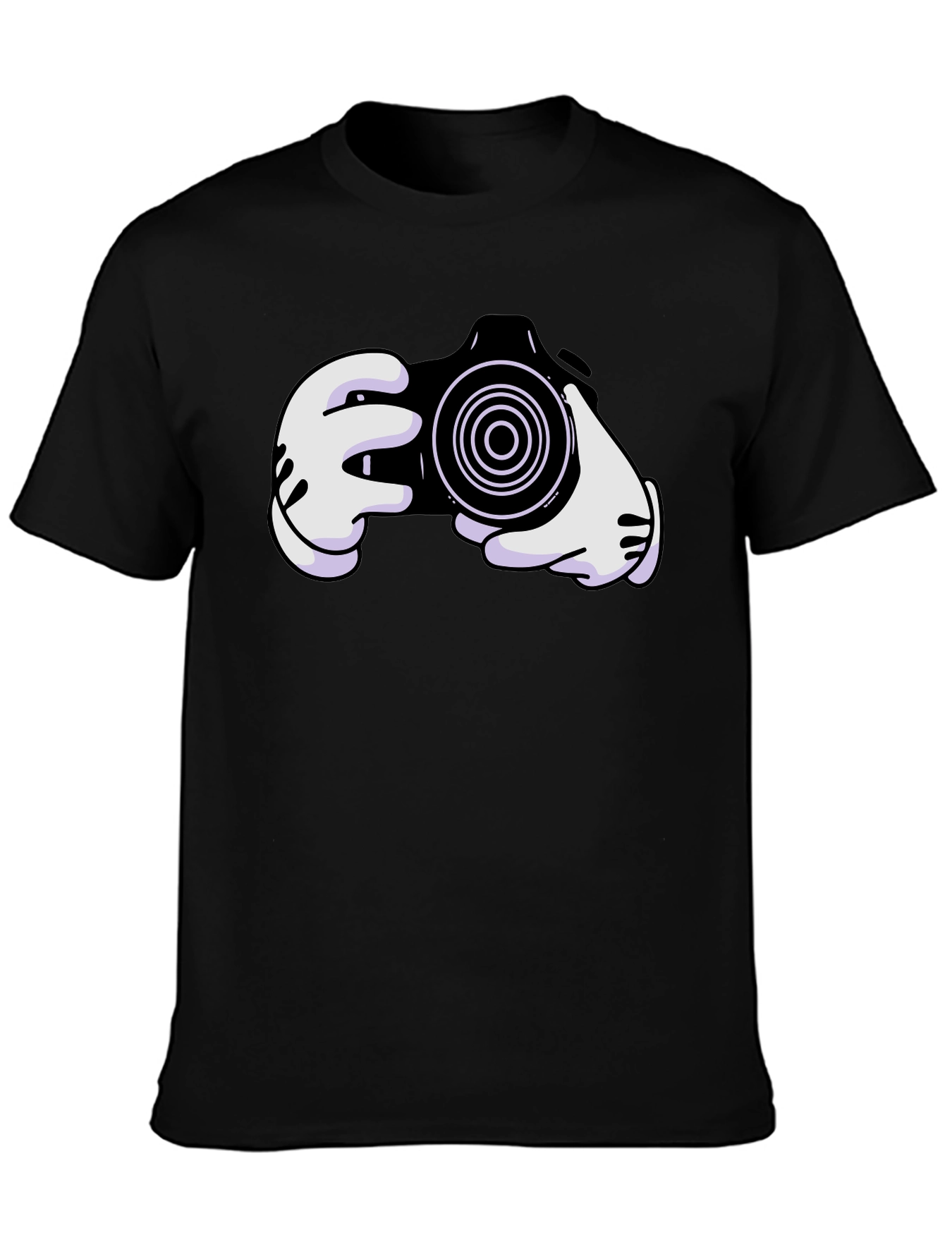 Cartoon Camera Graphic Tee - Unisex