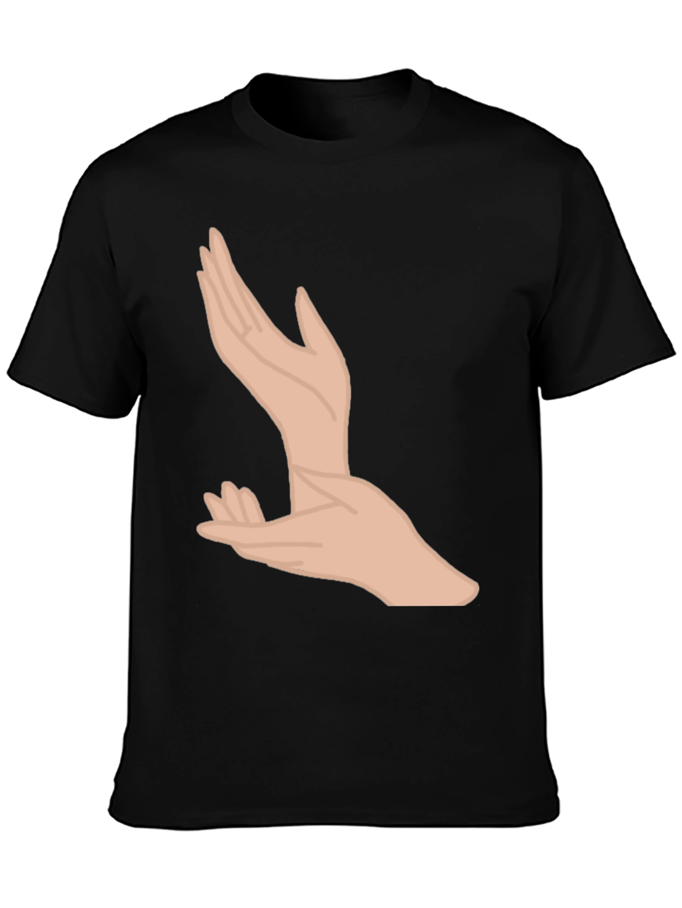 Hands Graphic Black T-Shirt