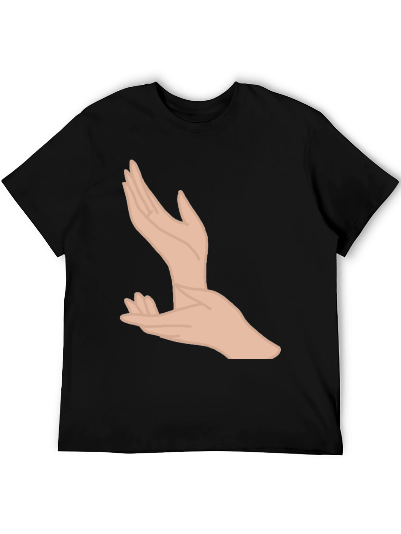 Hands Graphic Black T-Shirt