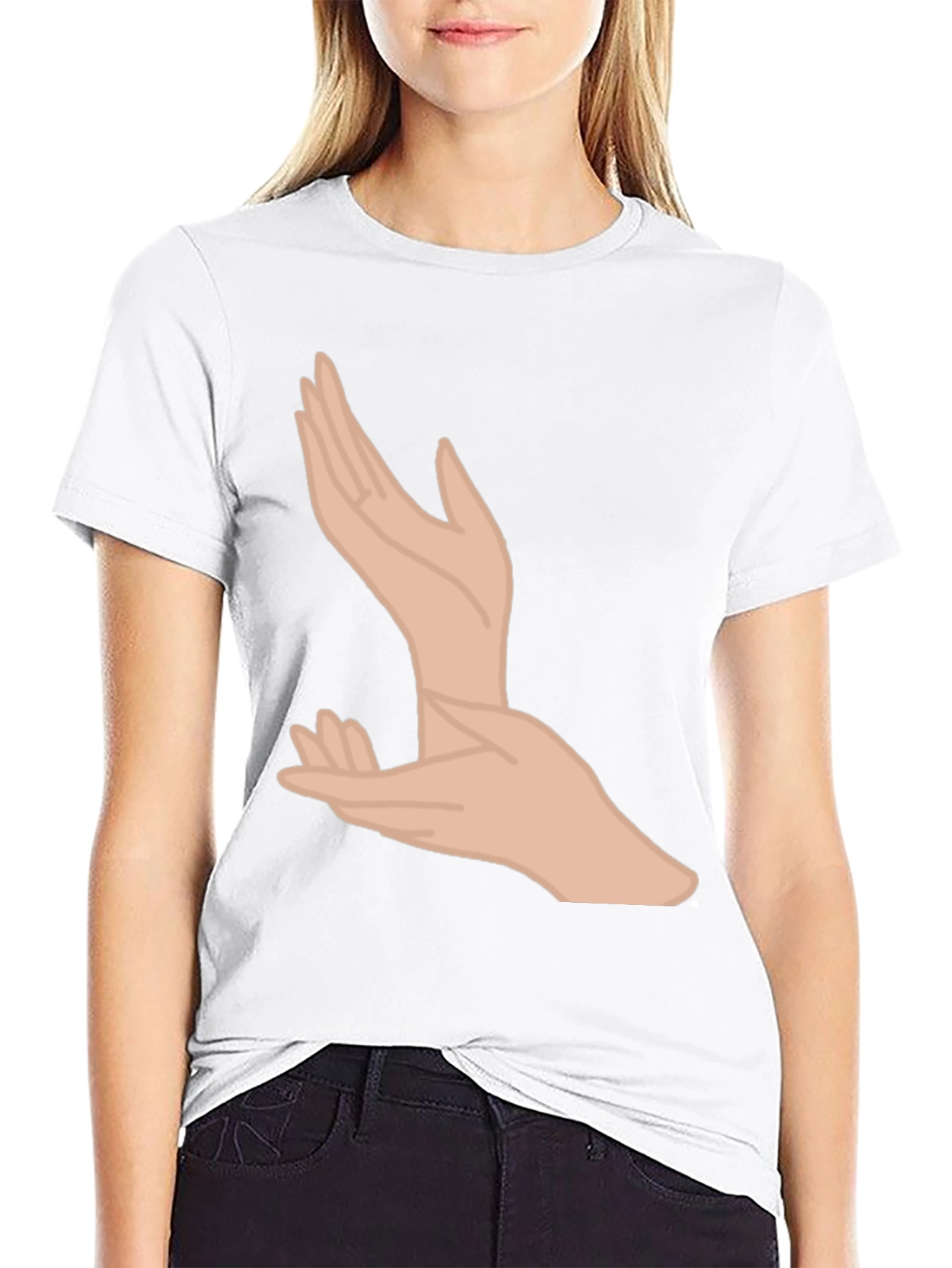 Hands Graphic Black T-Shirt