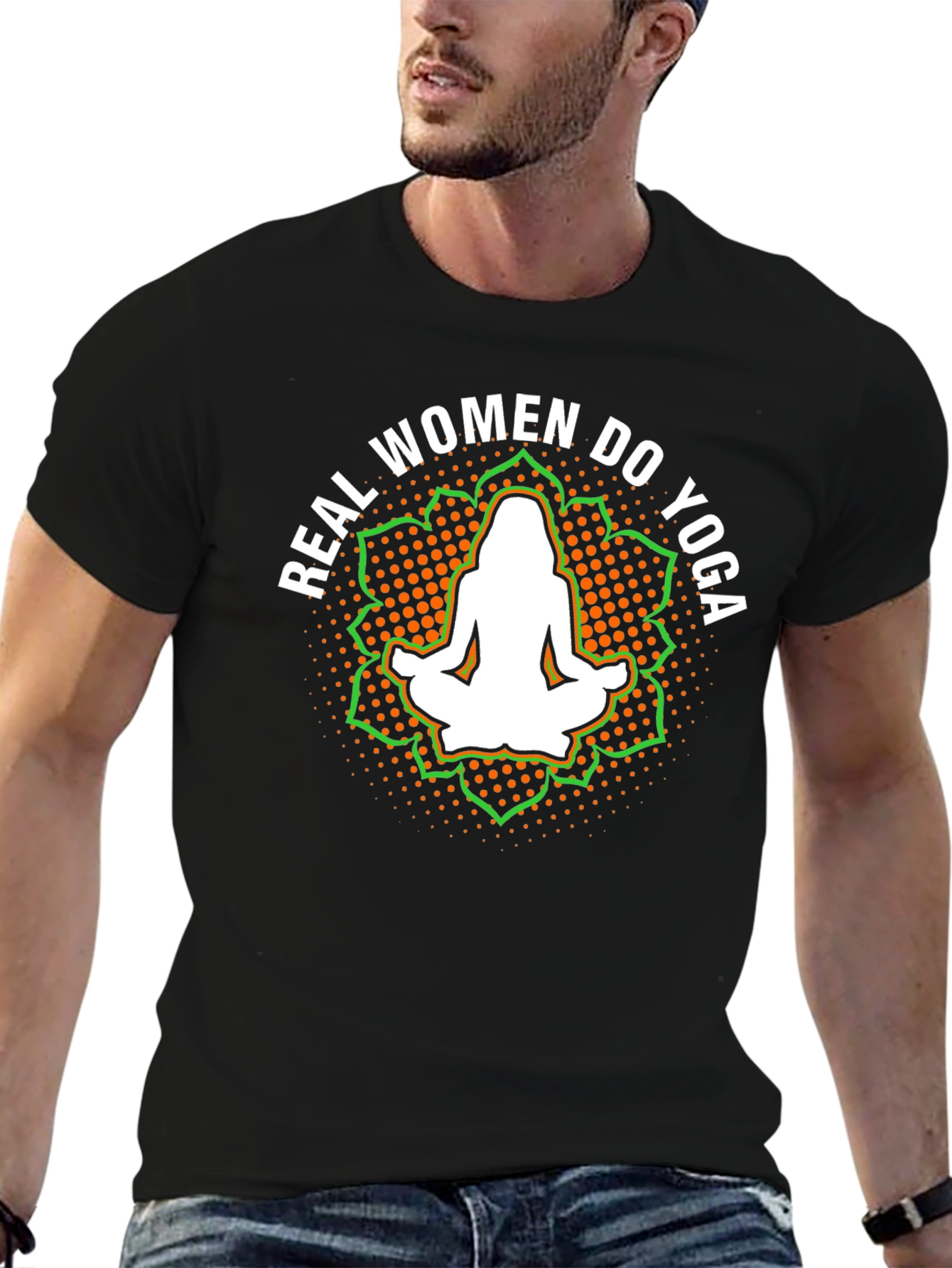 Real Women Do Yoga Graphic Tee