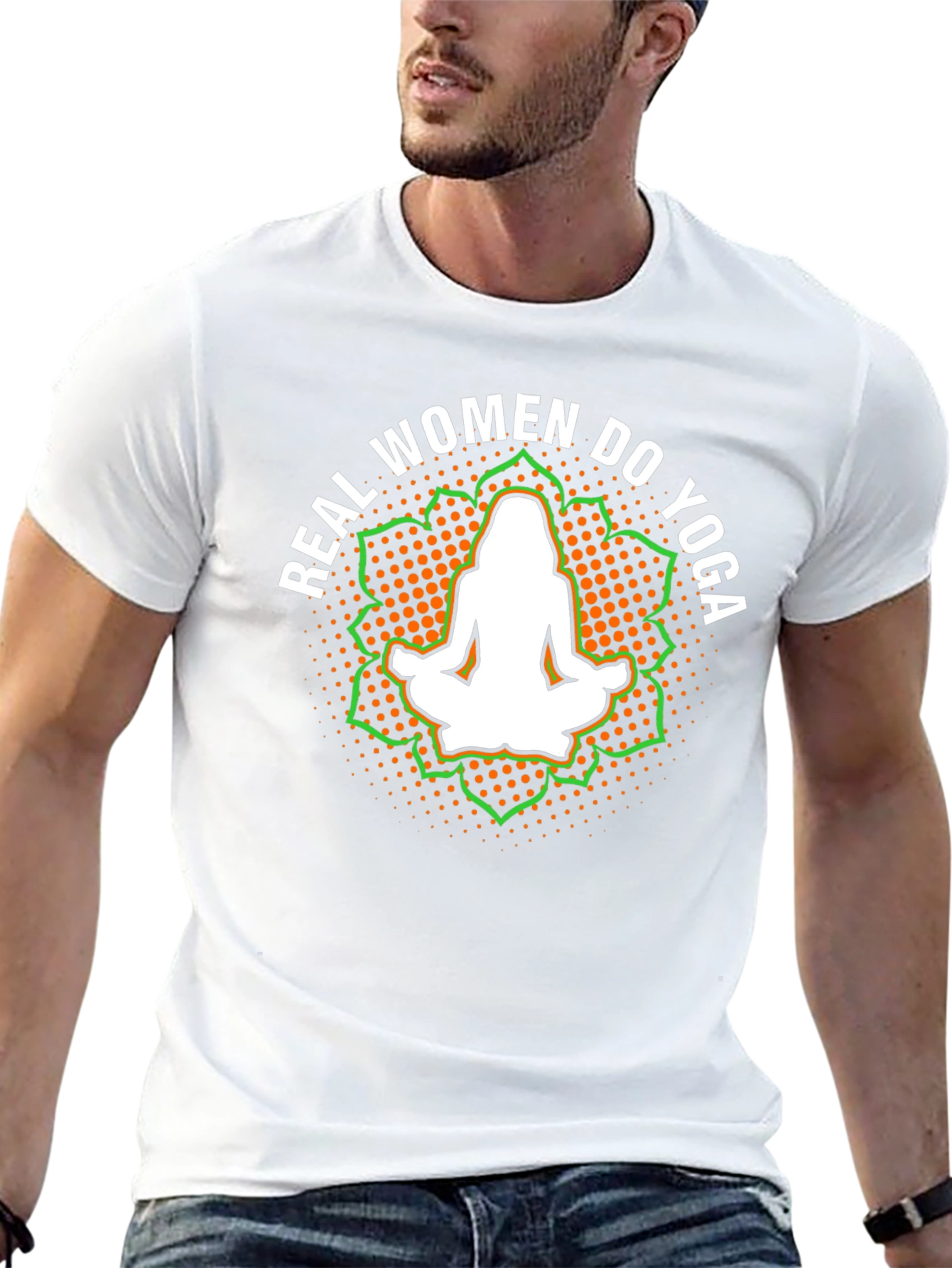 Real Women Do Yoga Graphic Tee