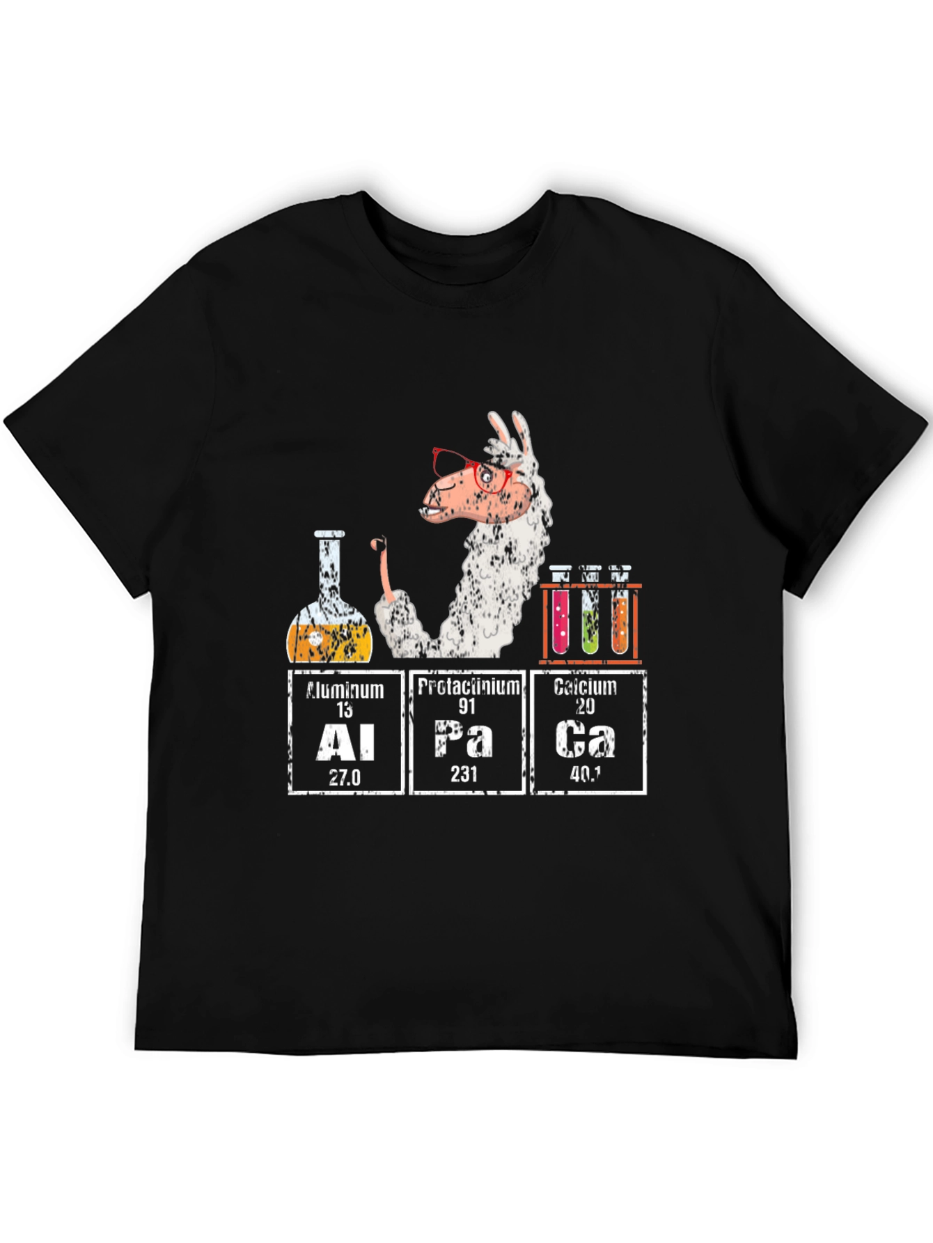 Alpaca Periodic Table T-Shirt Funny Science Tee