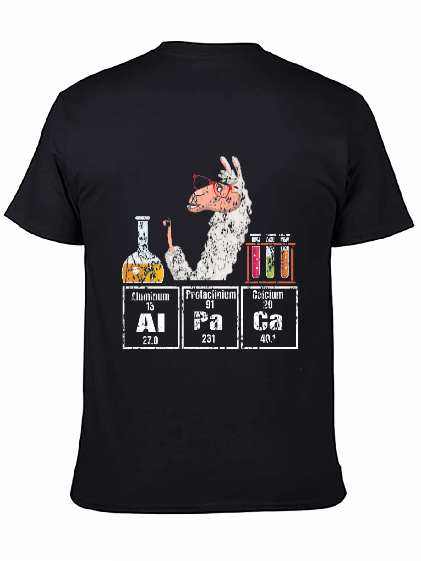 Alpaca Periodic Table T-Shirt Funny Science Tee