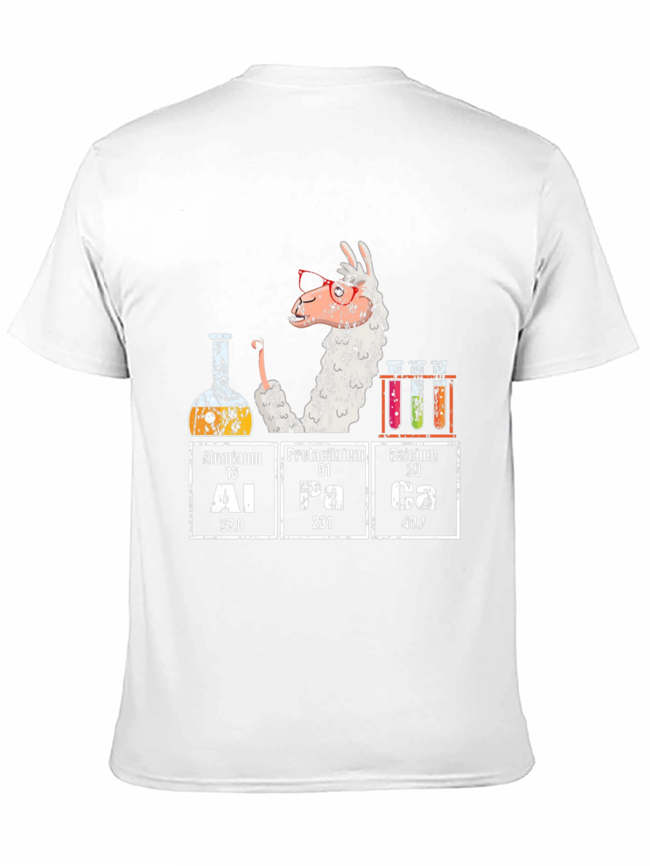 Alpaca Periodic Table T-Shirt Funny Science Tee