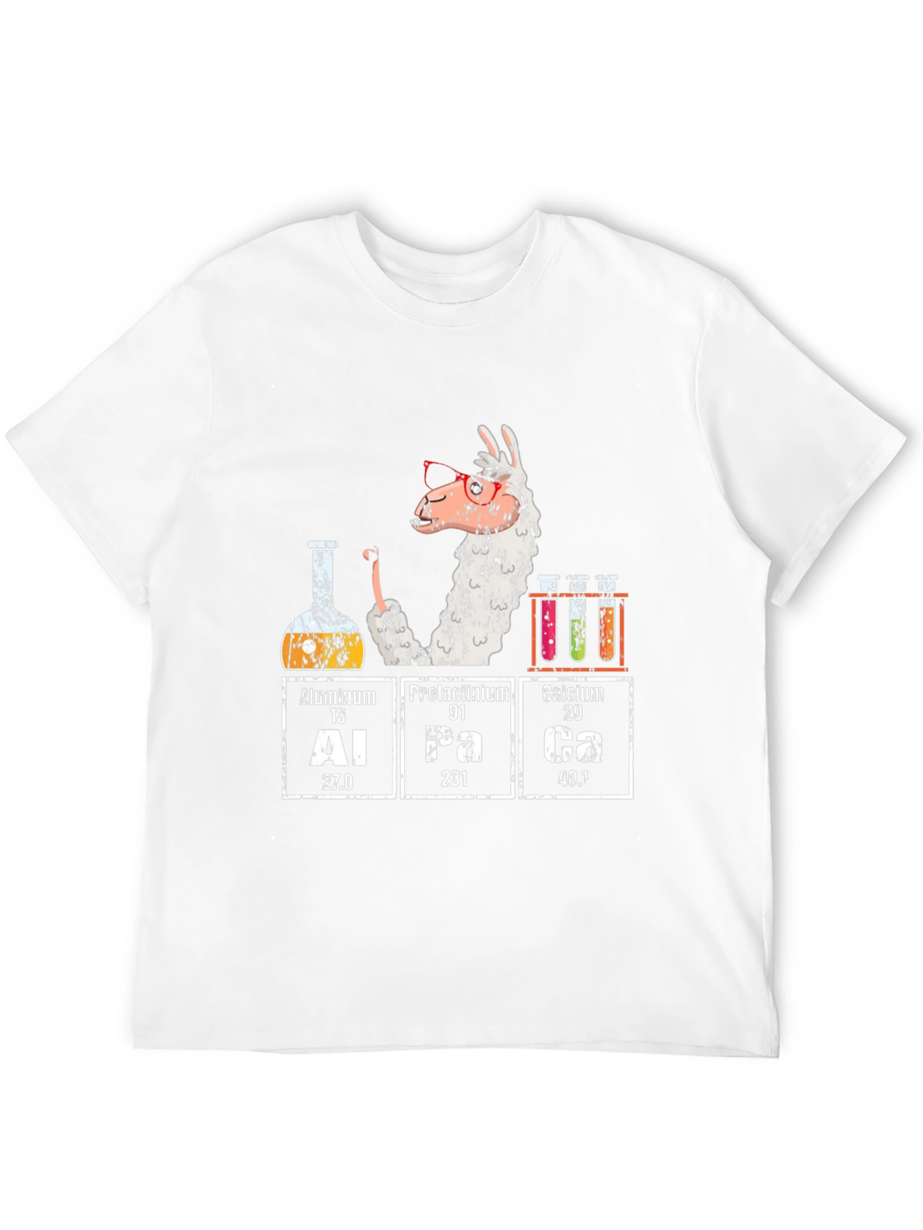 Alpaca Periodic Table T-Shirt Funny Science Tee