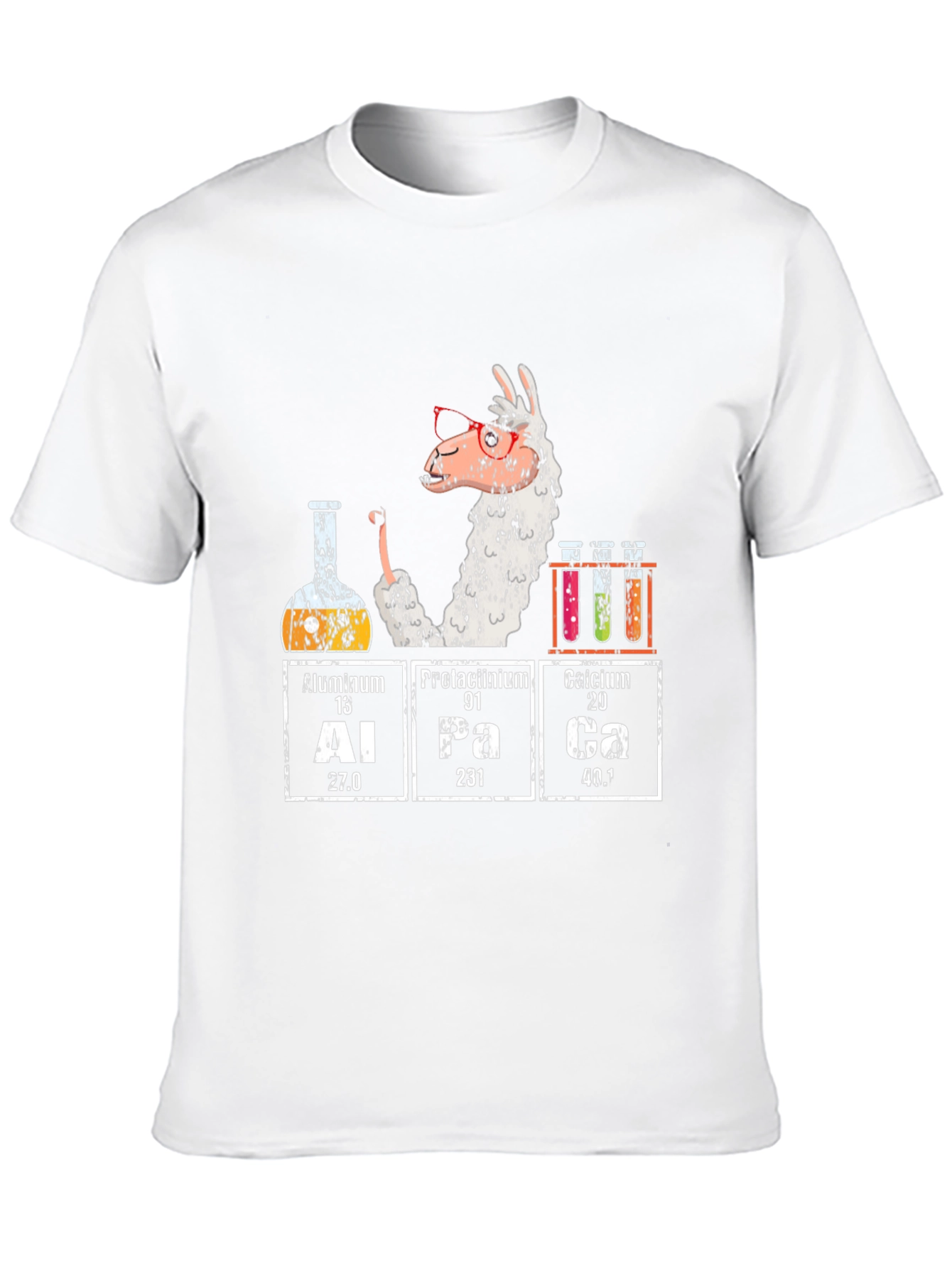 Alpaca Periodic Table T-Shirt Funny Science Tee