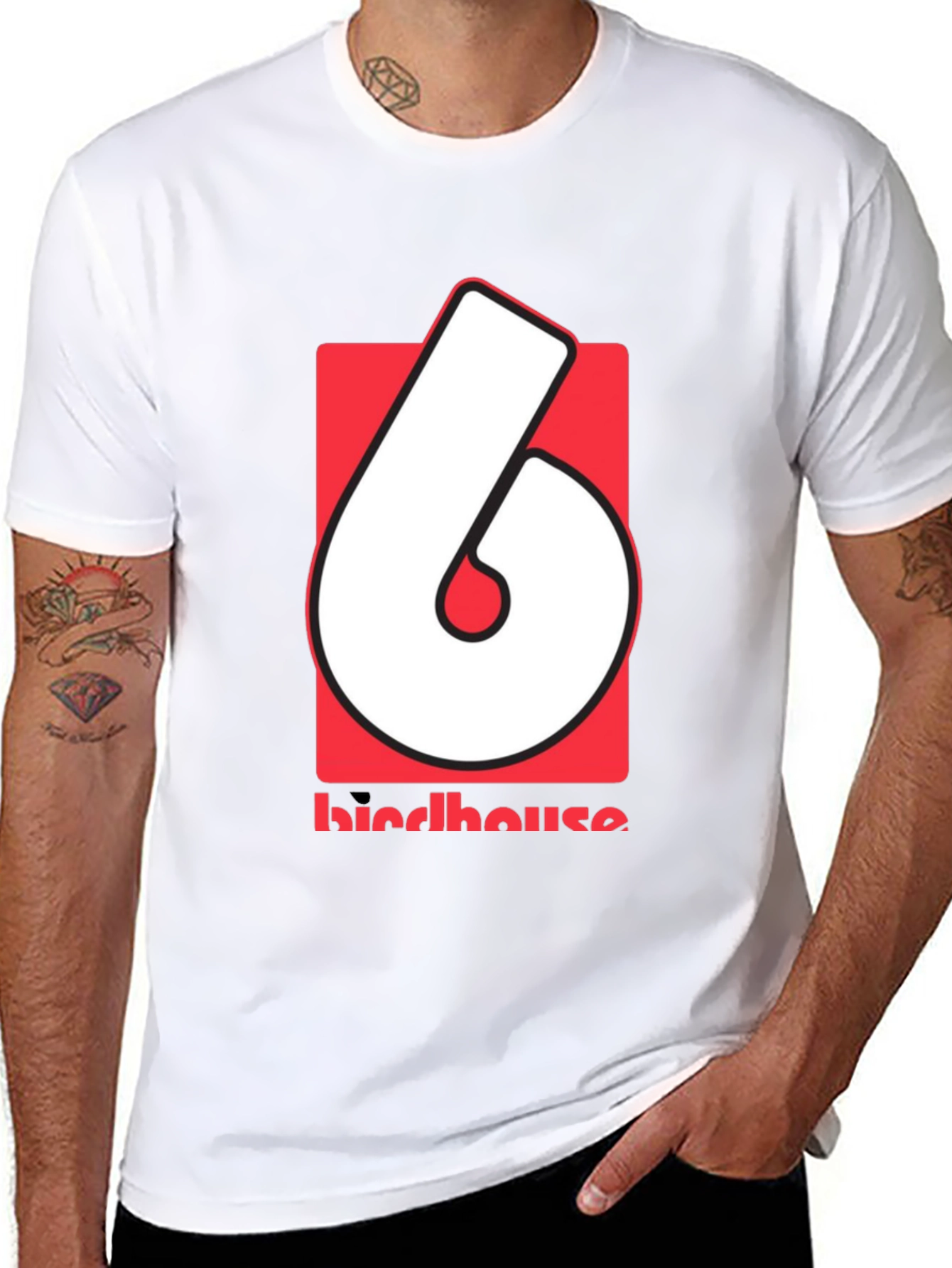 Birdhouse Logo Graphic Black T-Shirt