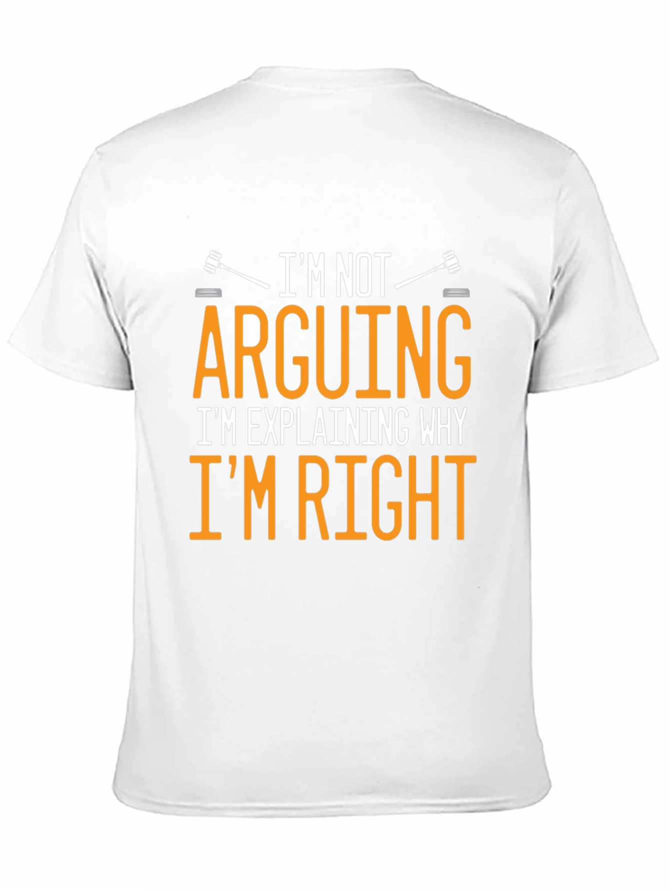 Arguing is Explaining Mens T-Shirt