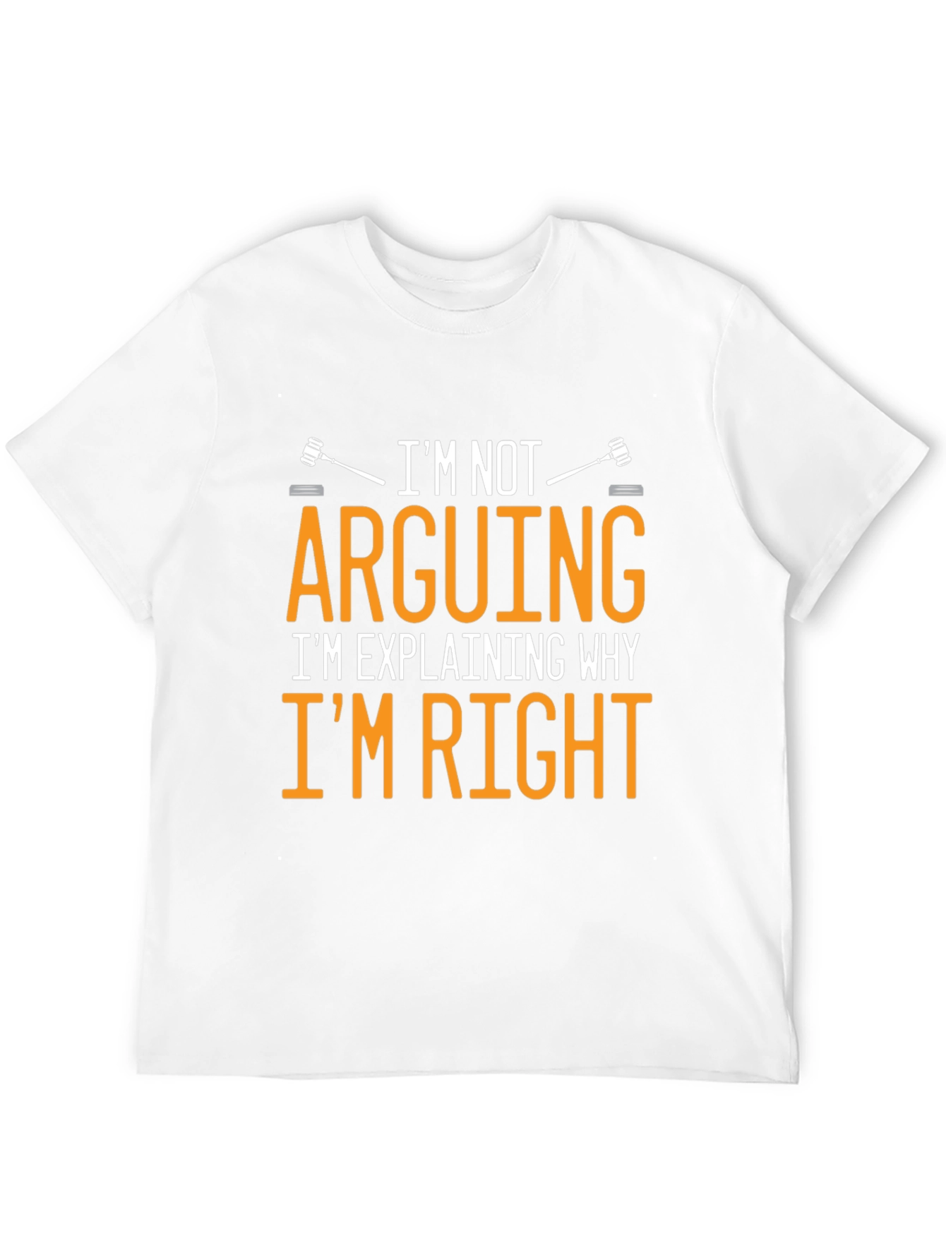 Arguing is Explaining Mens T-Shirt