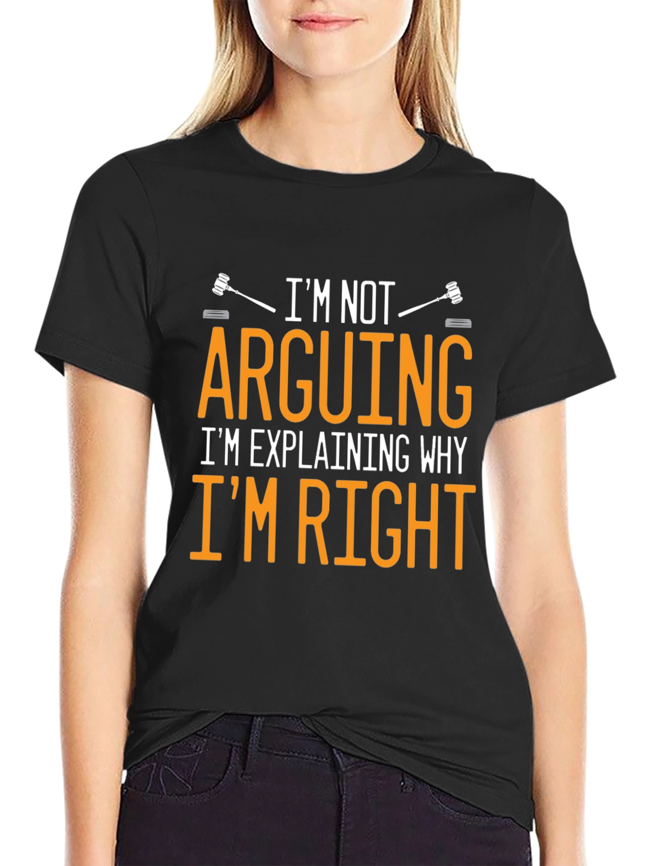Arguing is Explaining Mens T-Shirt