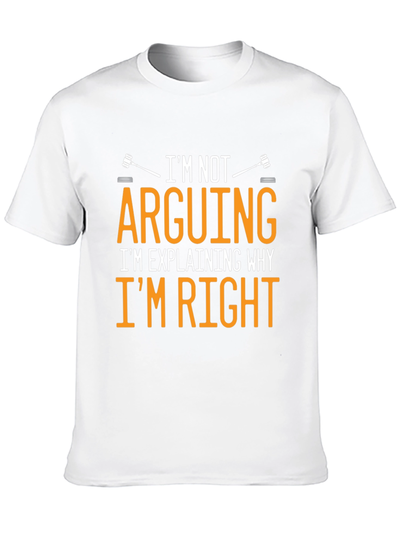 Arguing is Explaining Mens T-Shirt