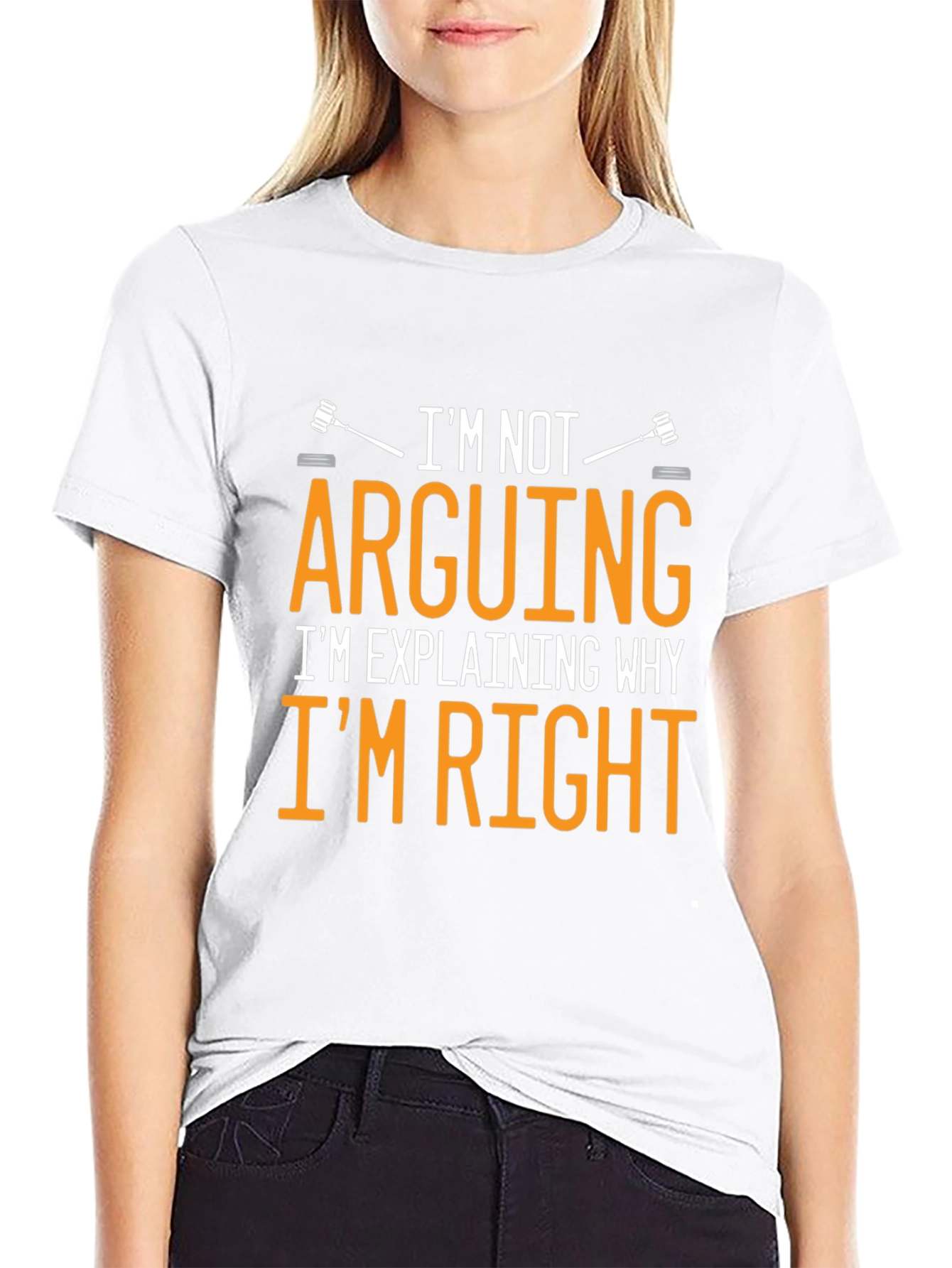 Arguing is Explaining Mens T-Shirt