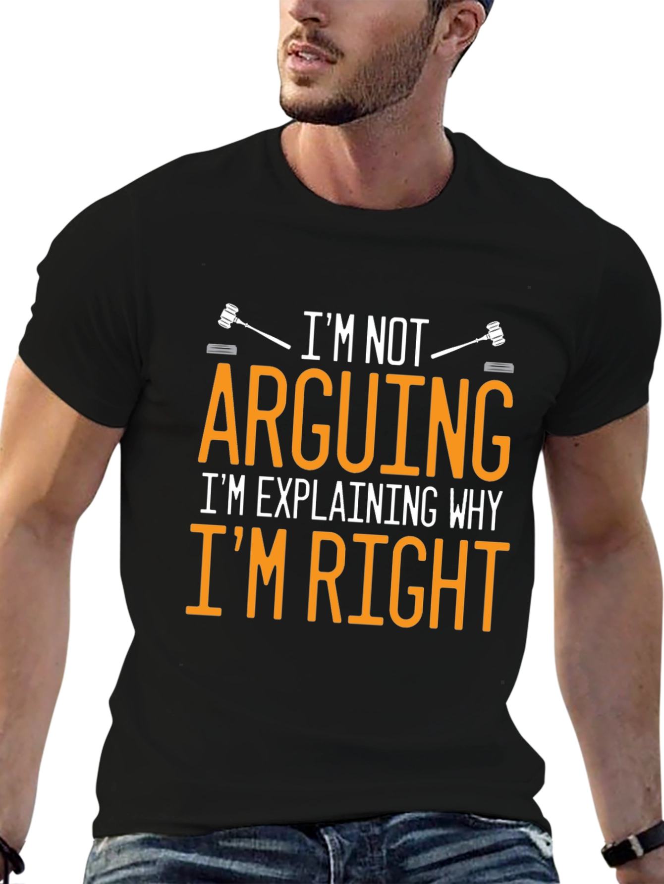 Arguing is Explaining Mens T-Shirt