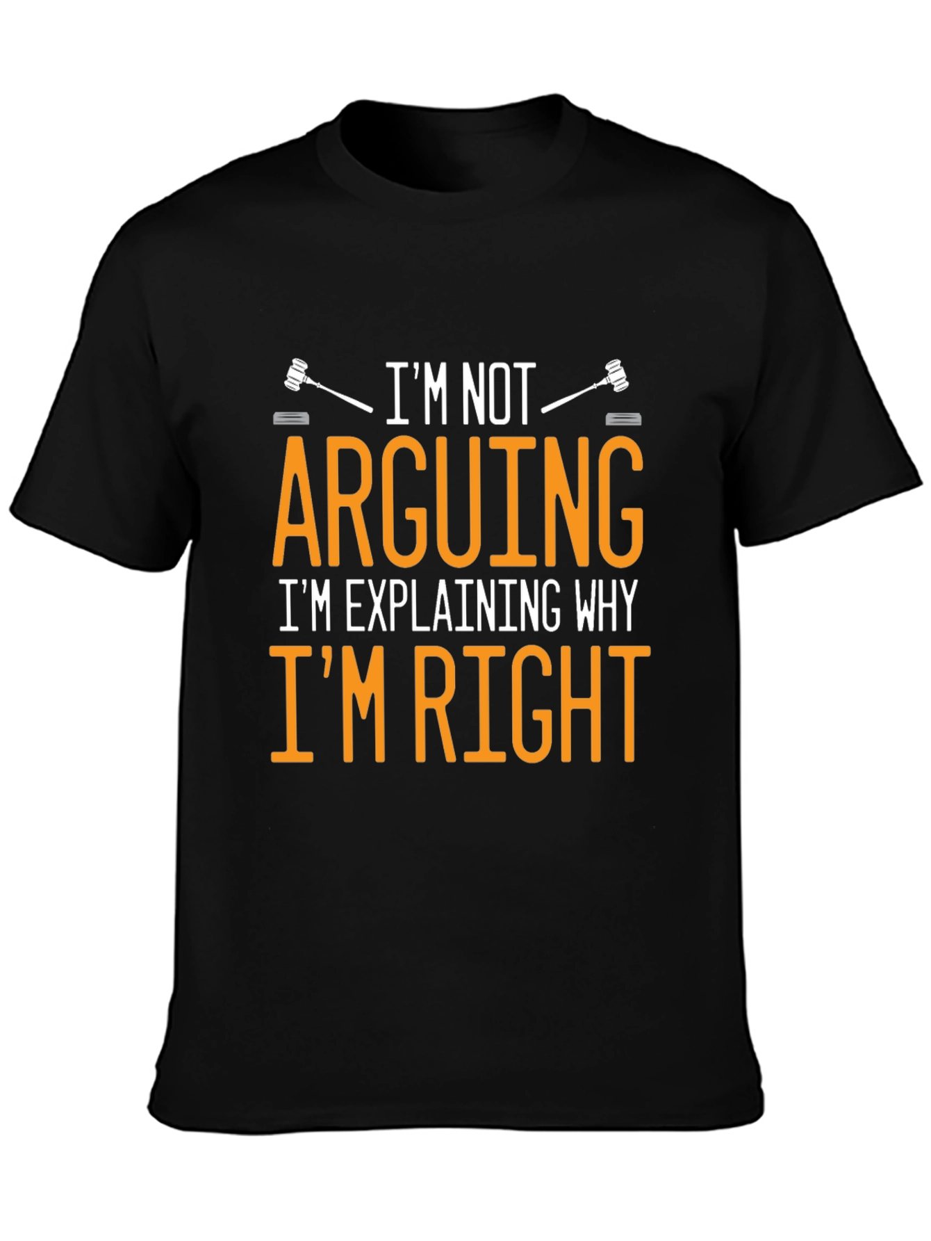 Arguing is Explaining Mens T-Shirt