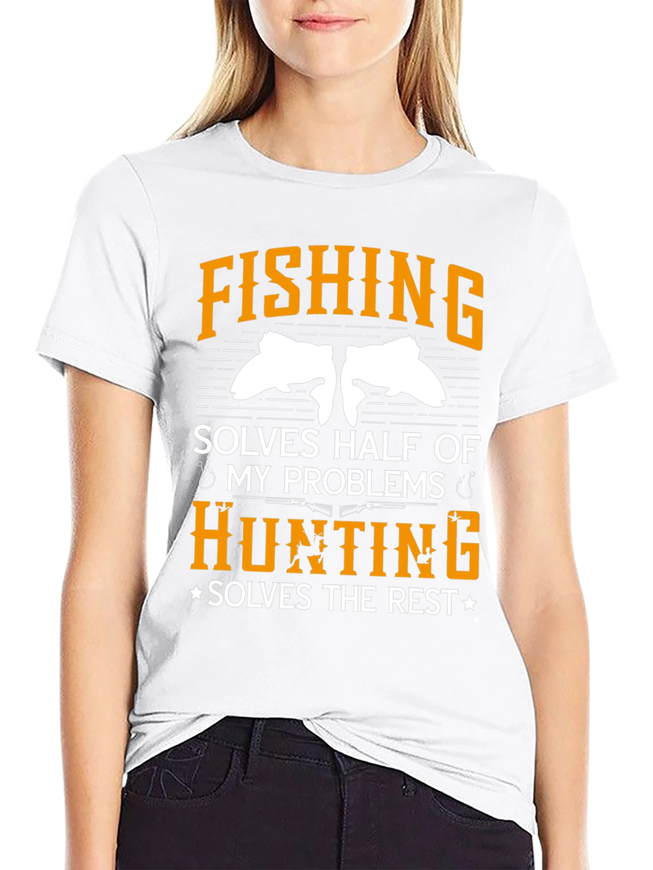 Fishing & Hunting Solve My Problems T-Shirt