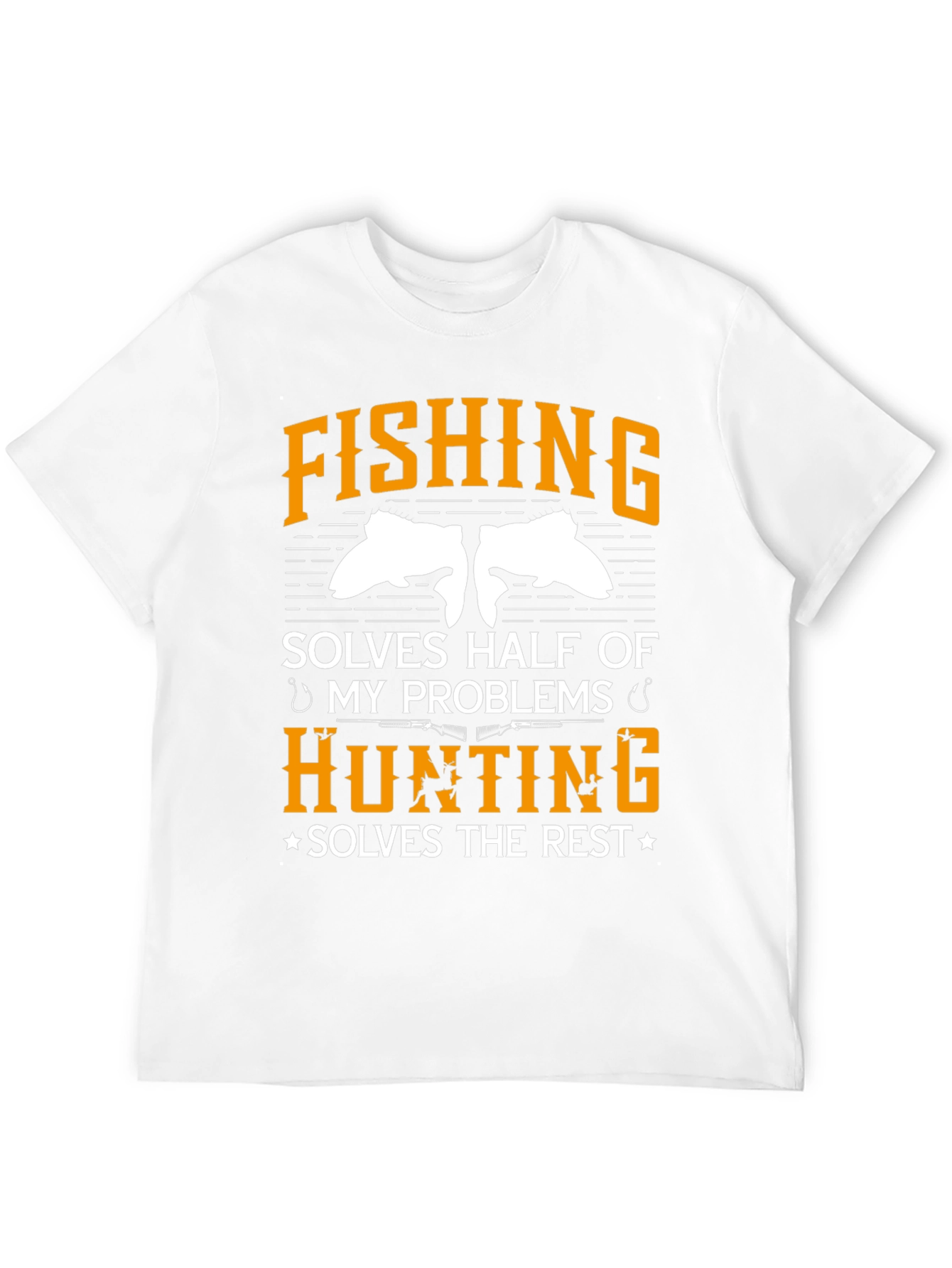 Fishing & Hunting Solve My Problems T-Shirt