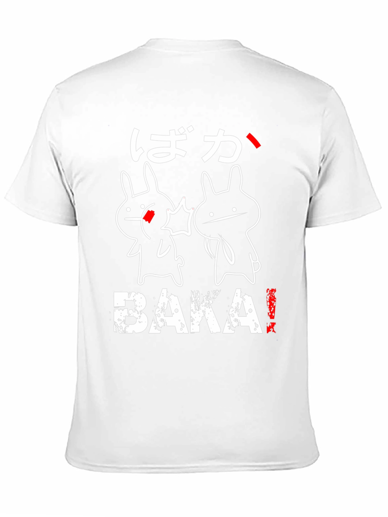 Baka T-Shirt Anime Manga Bunny Design