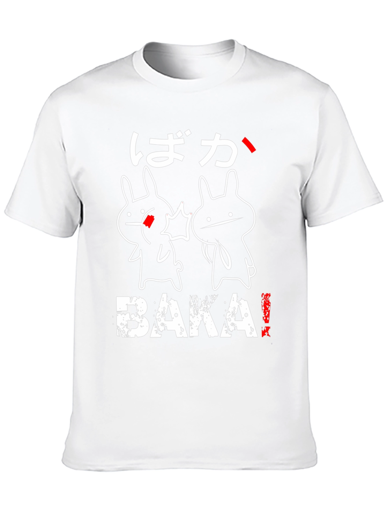 Baka T-Shirt Anime Manga Bunny Design