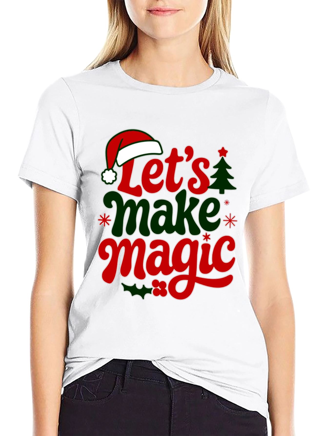 Lets Make Magic Christmas Graphic Tee