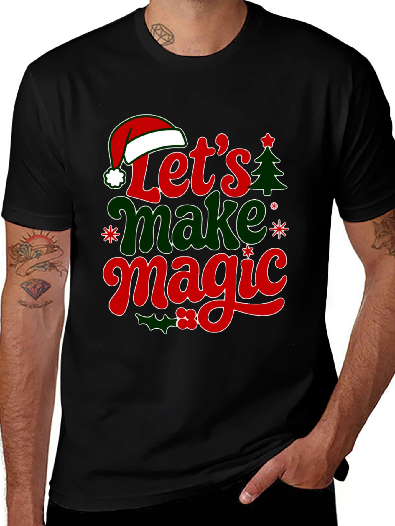 Lets Make Magic Christmas Graphic Tee