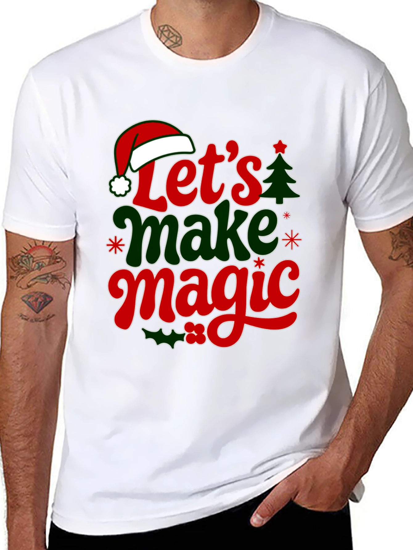 Lets Make Magic Christmas Graphic Tee