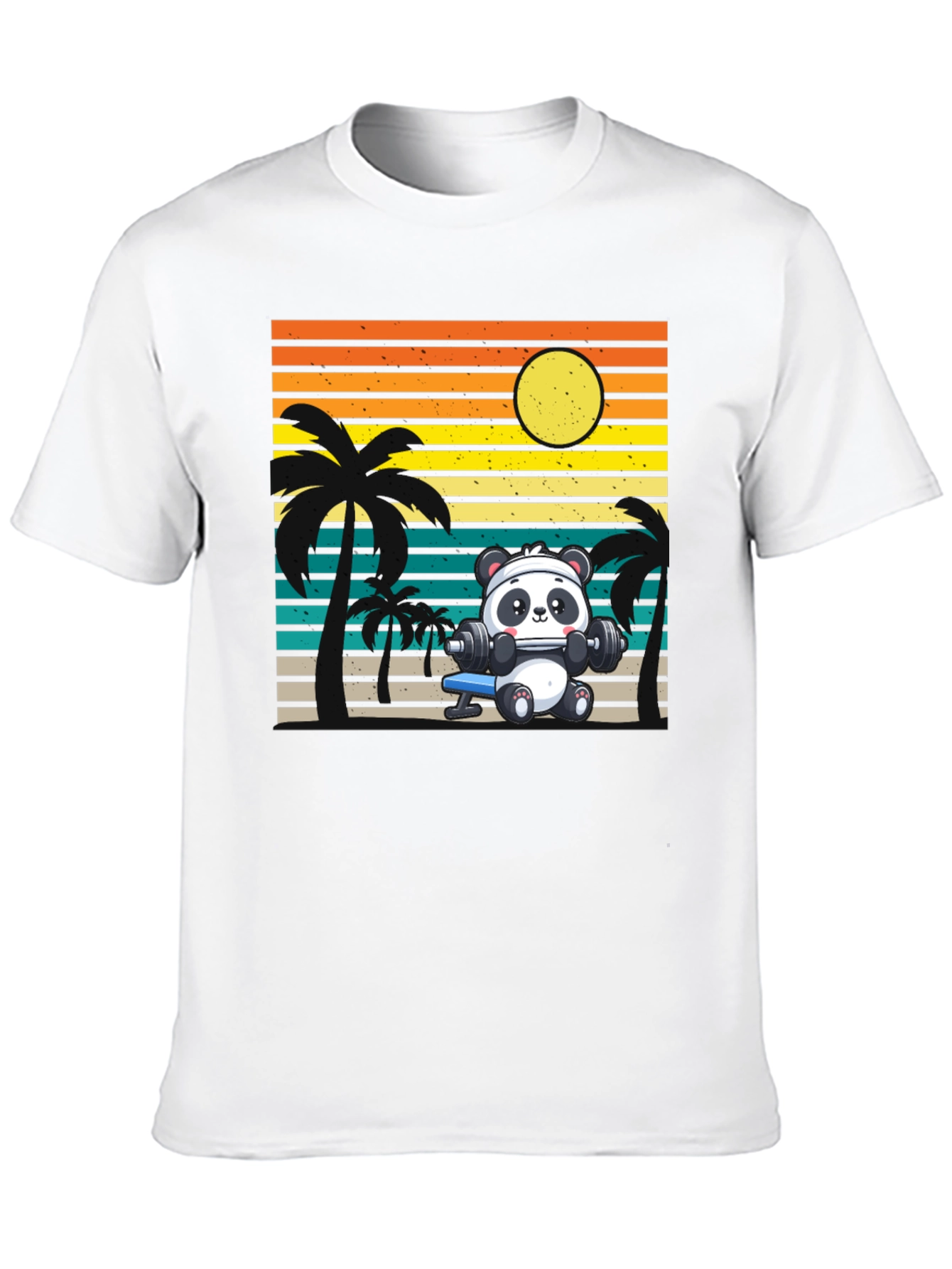 Panda Workout Graphic Tee