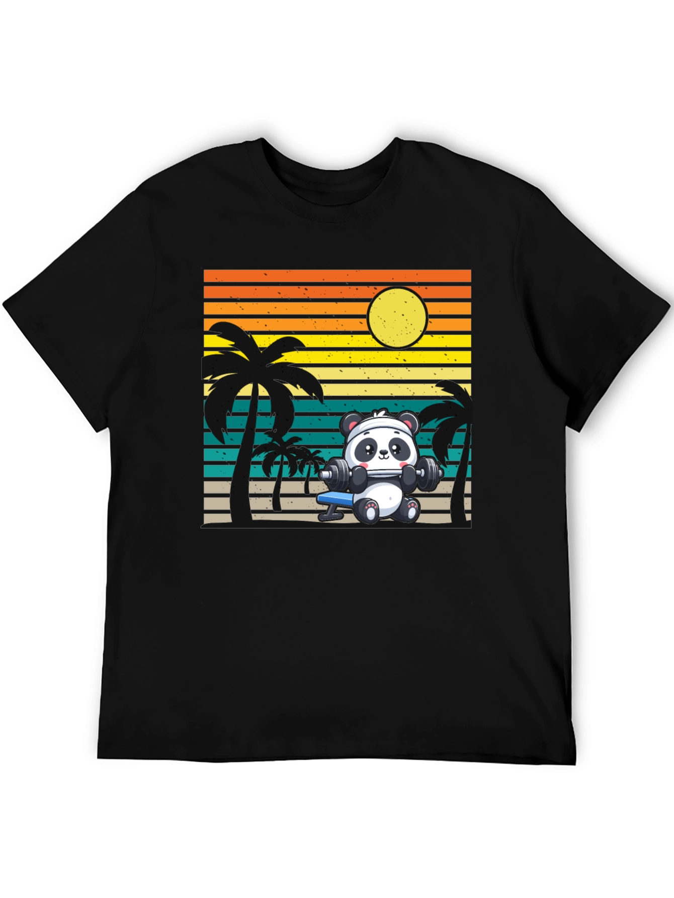 Panda Workout Graphic Tee