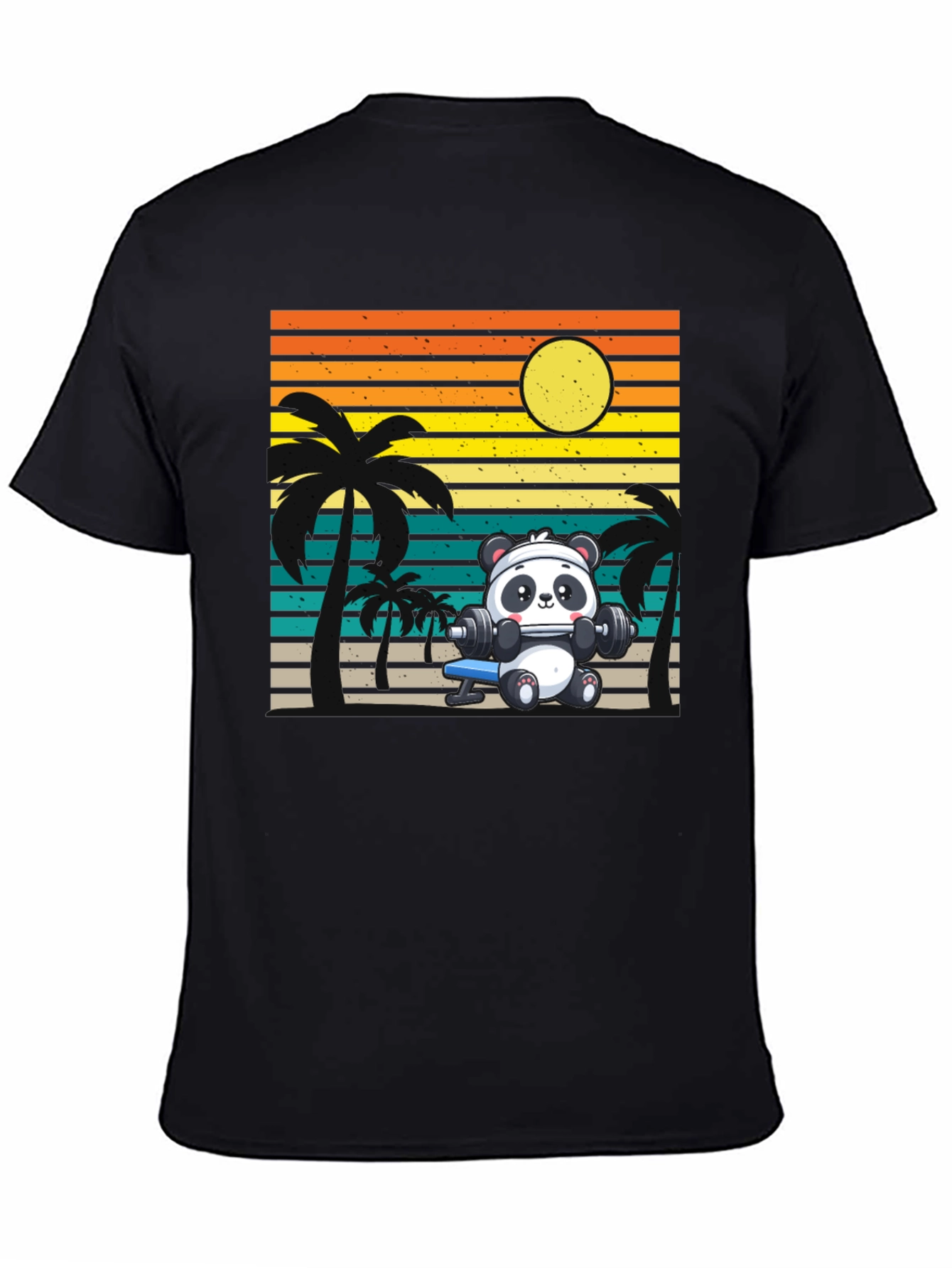 Panda Workout Graphic Tee