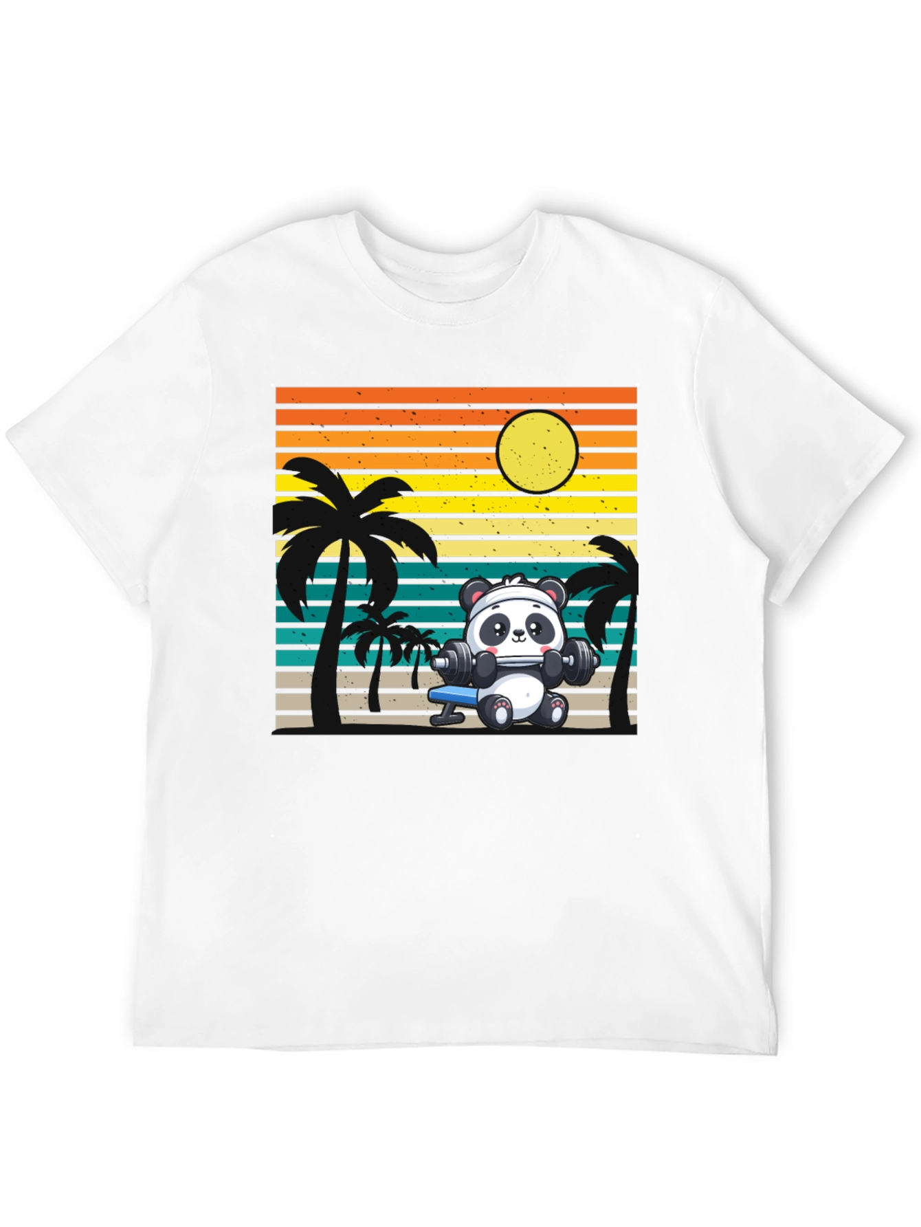 Panda Workout Graphic Tee