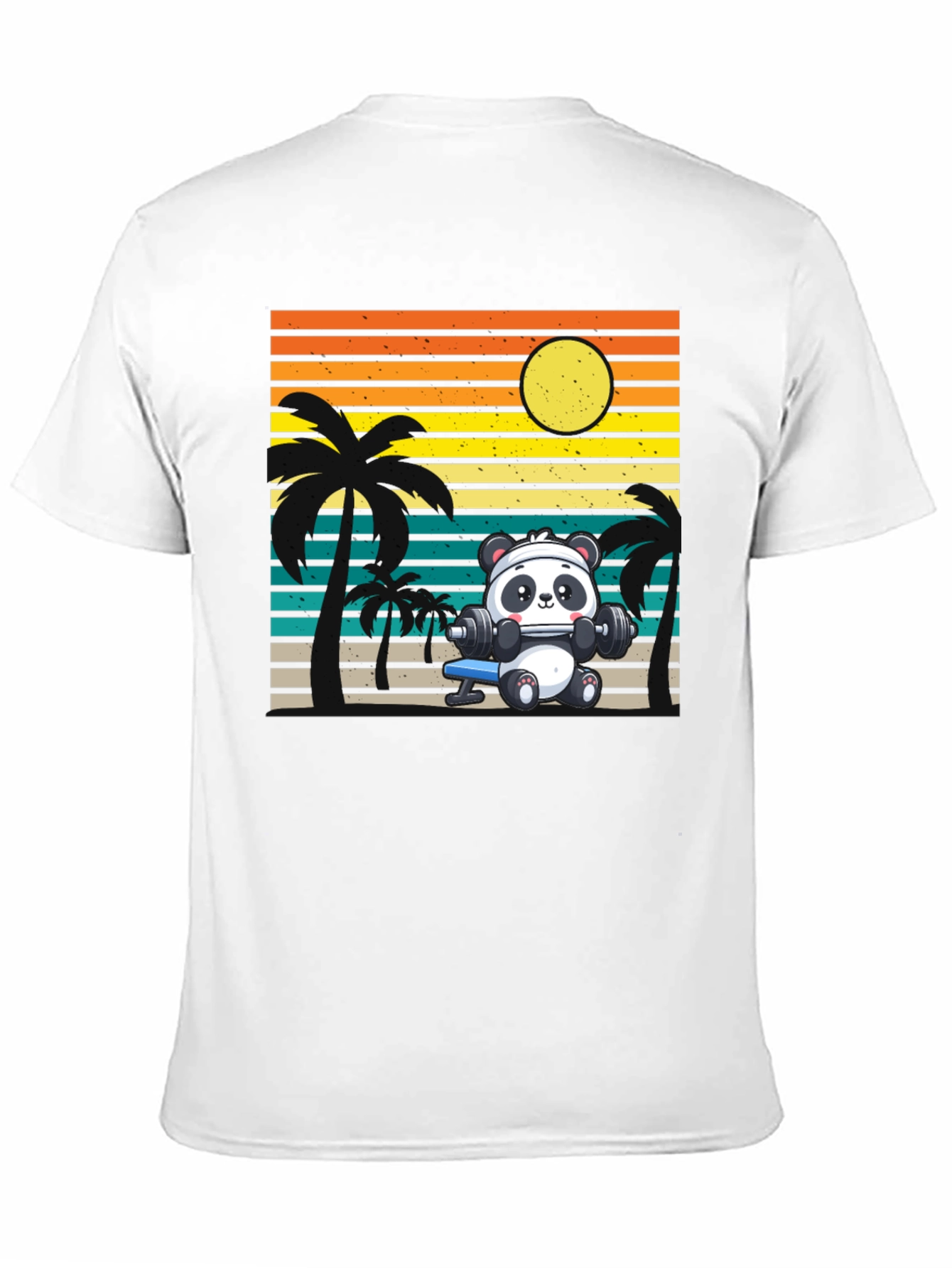 Panda Workout Graphic Tee
