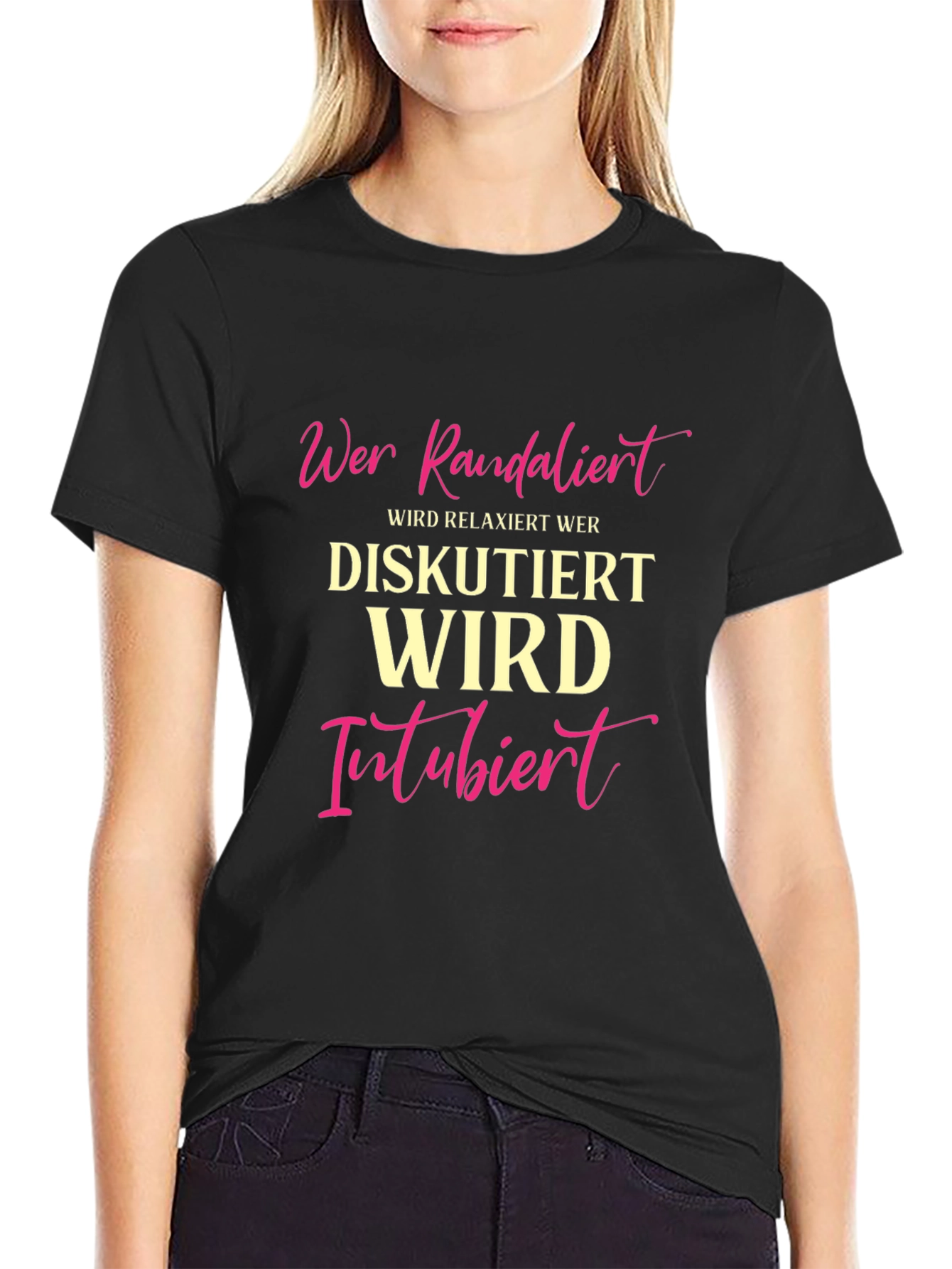 Humorous German T-Shirt - Wer Randalier Relaxiert