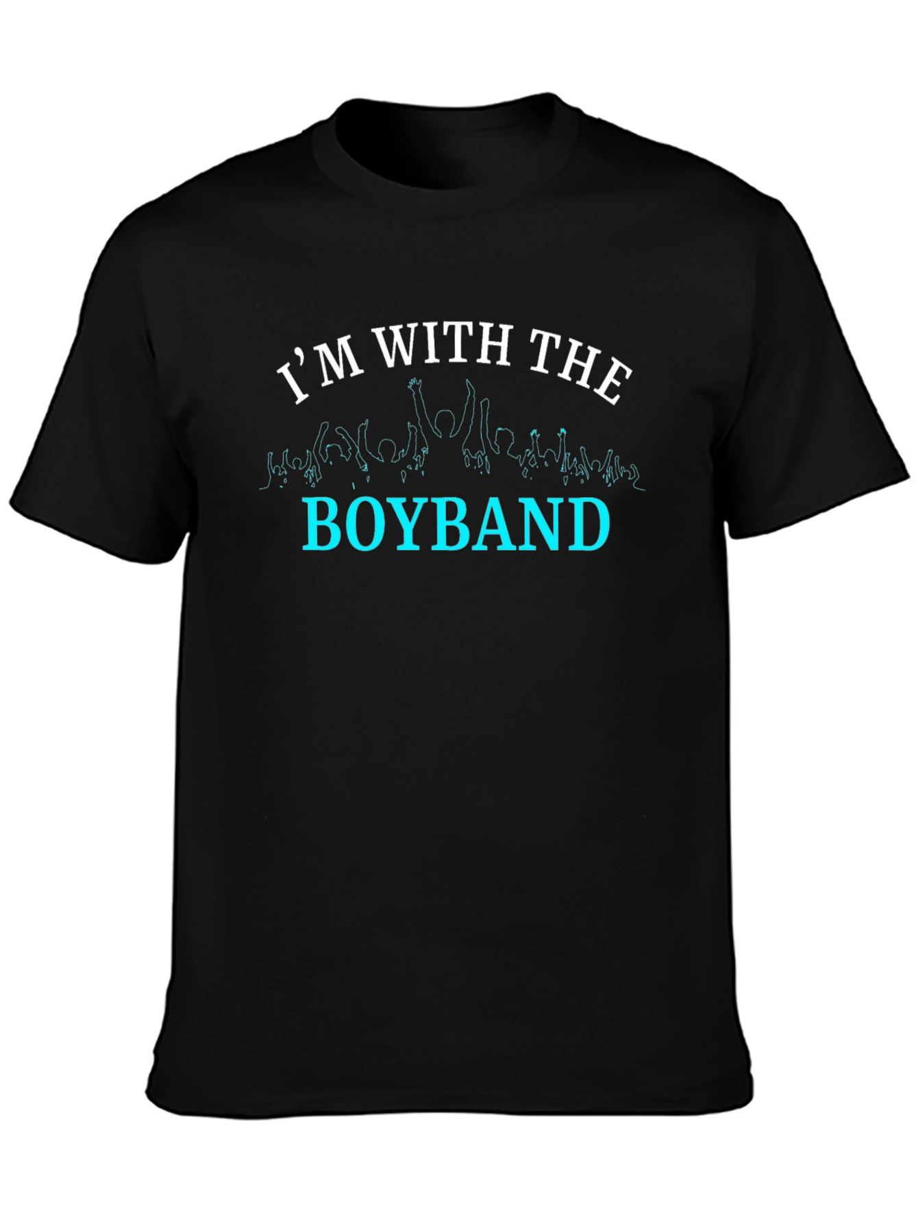 Im With The Boyband Black T-Shirt